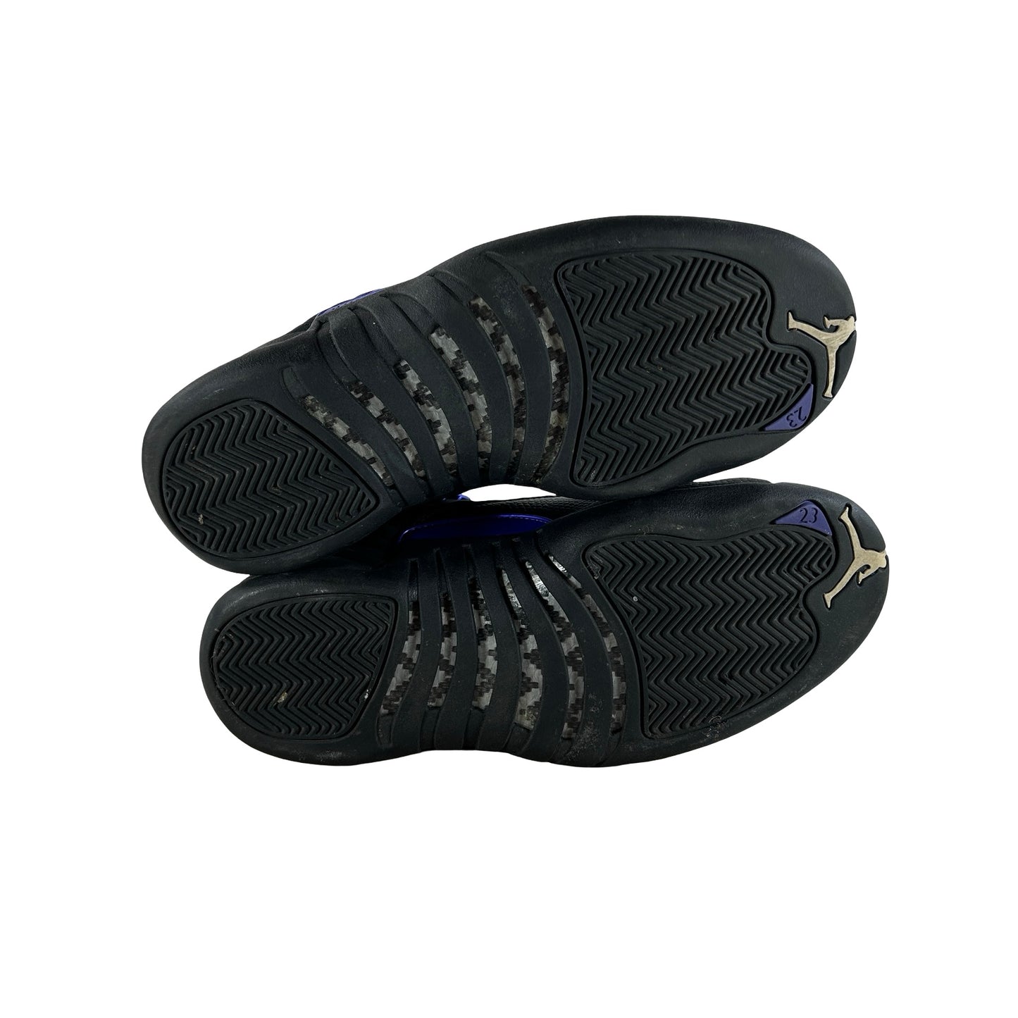 CT8013 005 Jordan 12 Retro Black Dark Concord [USED] - 8 M (Used) (No Box)