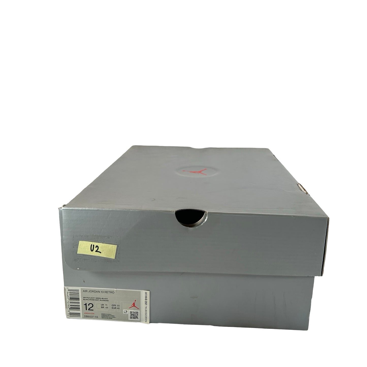DB6537 113 Jordan 13 Retro White Lucky Green [USED] - 12 M (Used2)