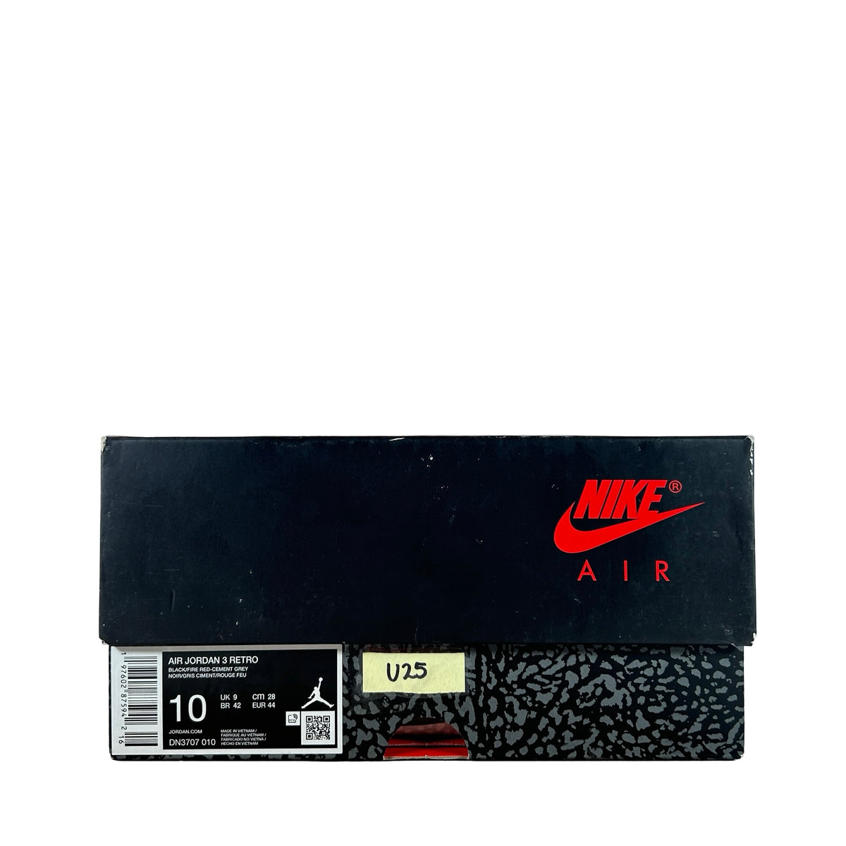 DN3707 010 Jordan 3 Retro Black Cement Reimagined (2024) [USED] - 10 M (Used25)