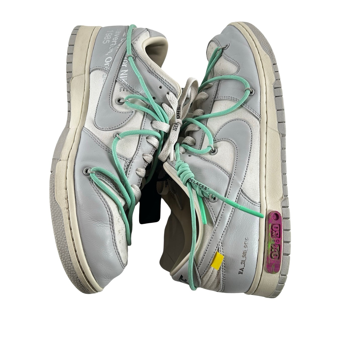 DM1602 114 Nike Dunk Low Off-White Lot 4 [USED] - 13 M (Used)