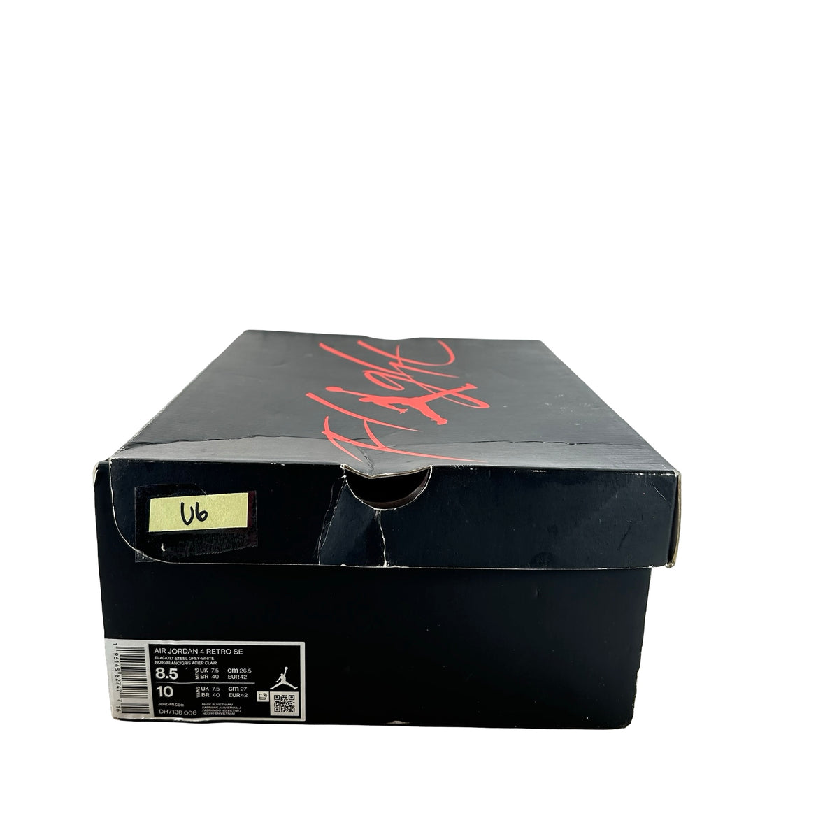 DH7138 006 Jordan 4 Retro SE Black Canvas [USED] - 8.5 M (Used6)