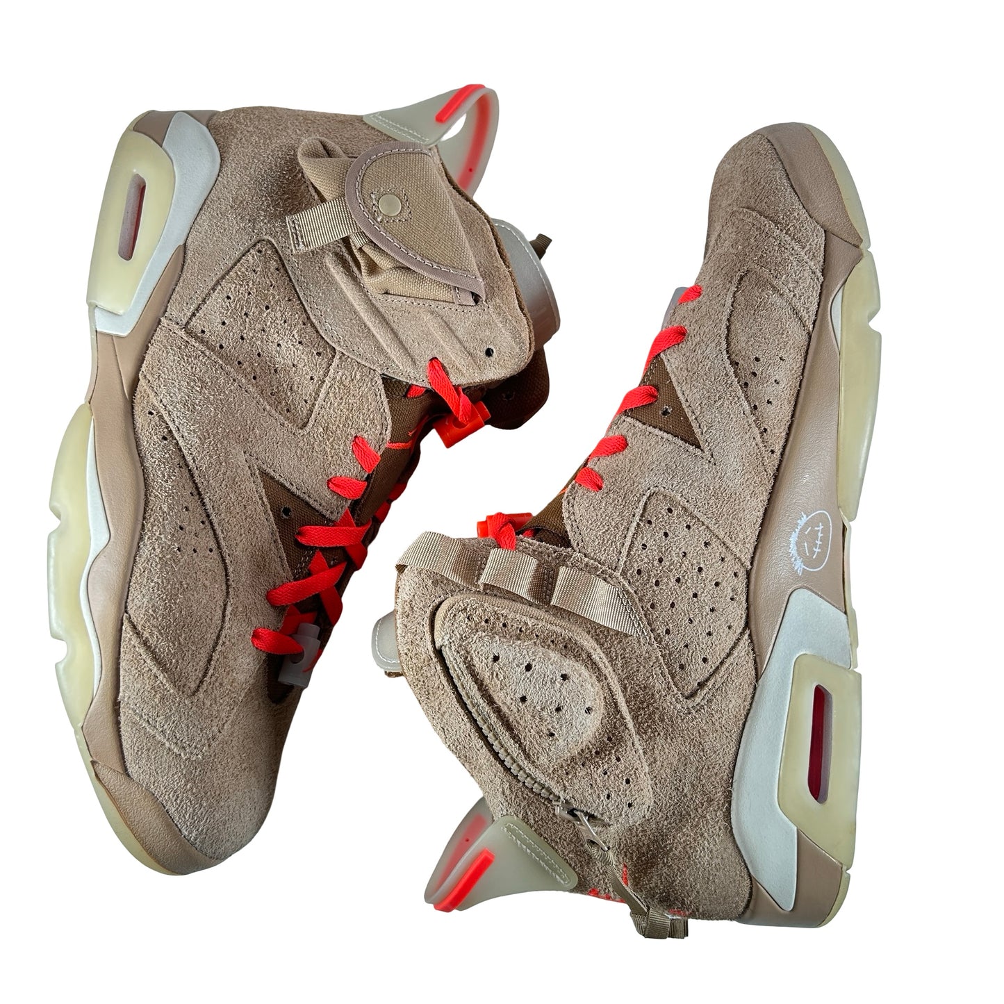 DH0690 200 Jordan 6 Retro Travis Scott British Khaki [USED] - 13 M (Used8)