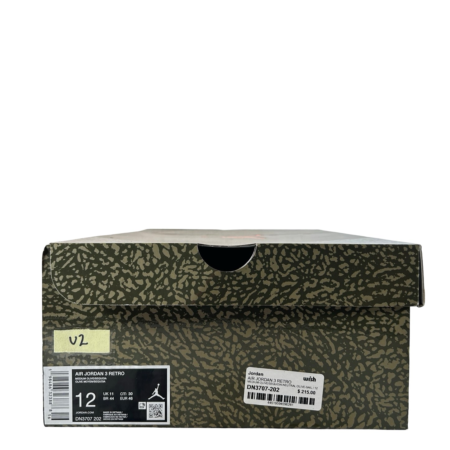DN3707 202 Jordan 3 Retro Family Affair [USED] - 12 M (Used2)