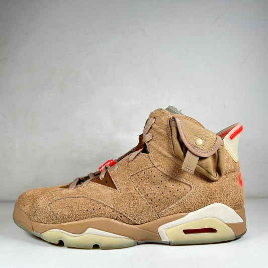 DH0690 200 Jordan 6 Retro Travis Scott British Khaki [USED] - 11 M (Used) (No Box)