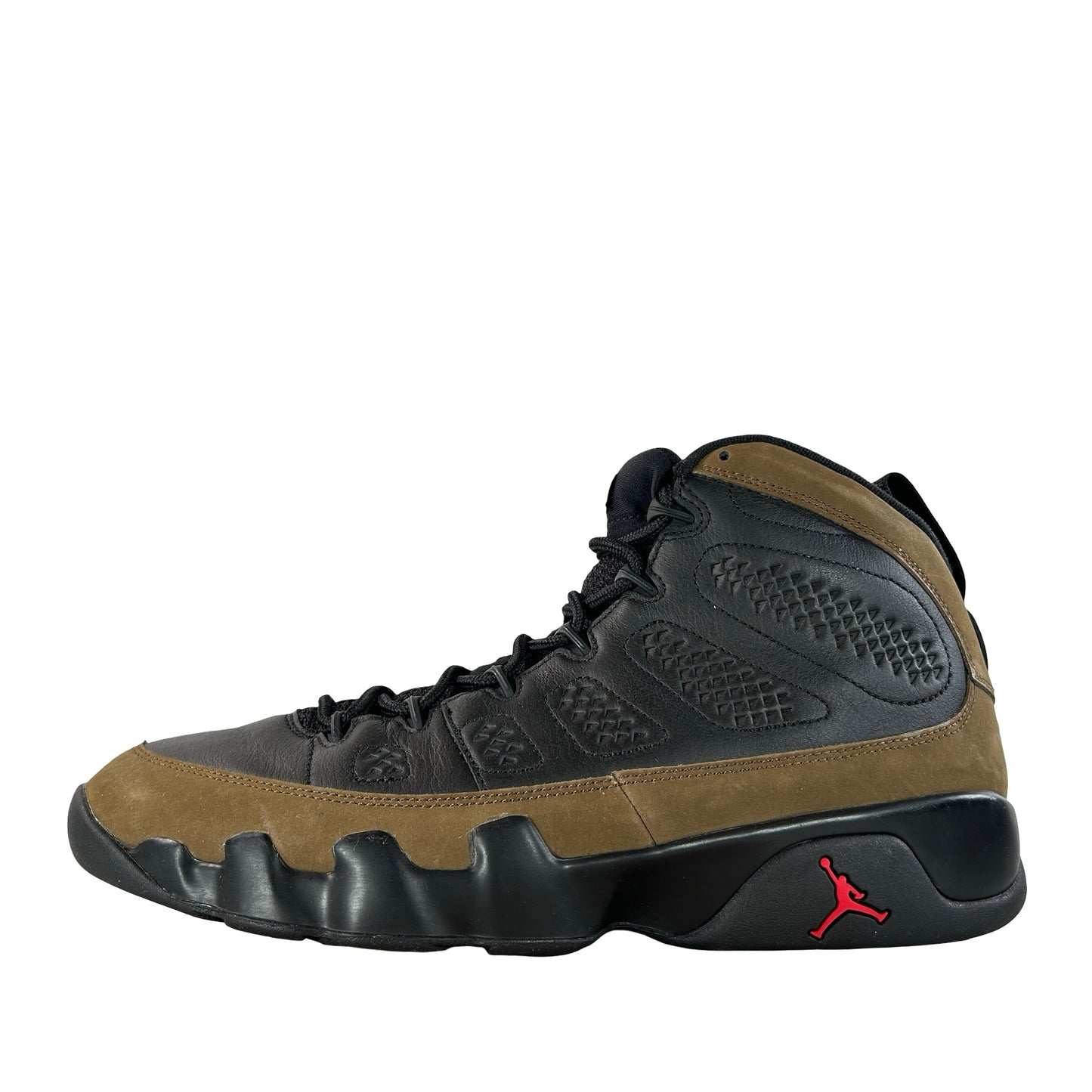 HV4794 030 Air Jordan 9 Retro Olive (2024) [USED] - 13 M (Used) (No Box)