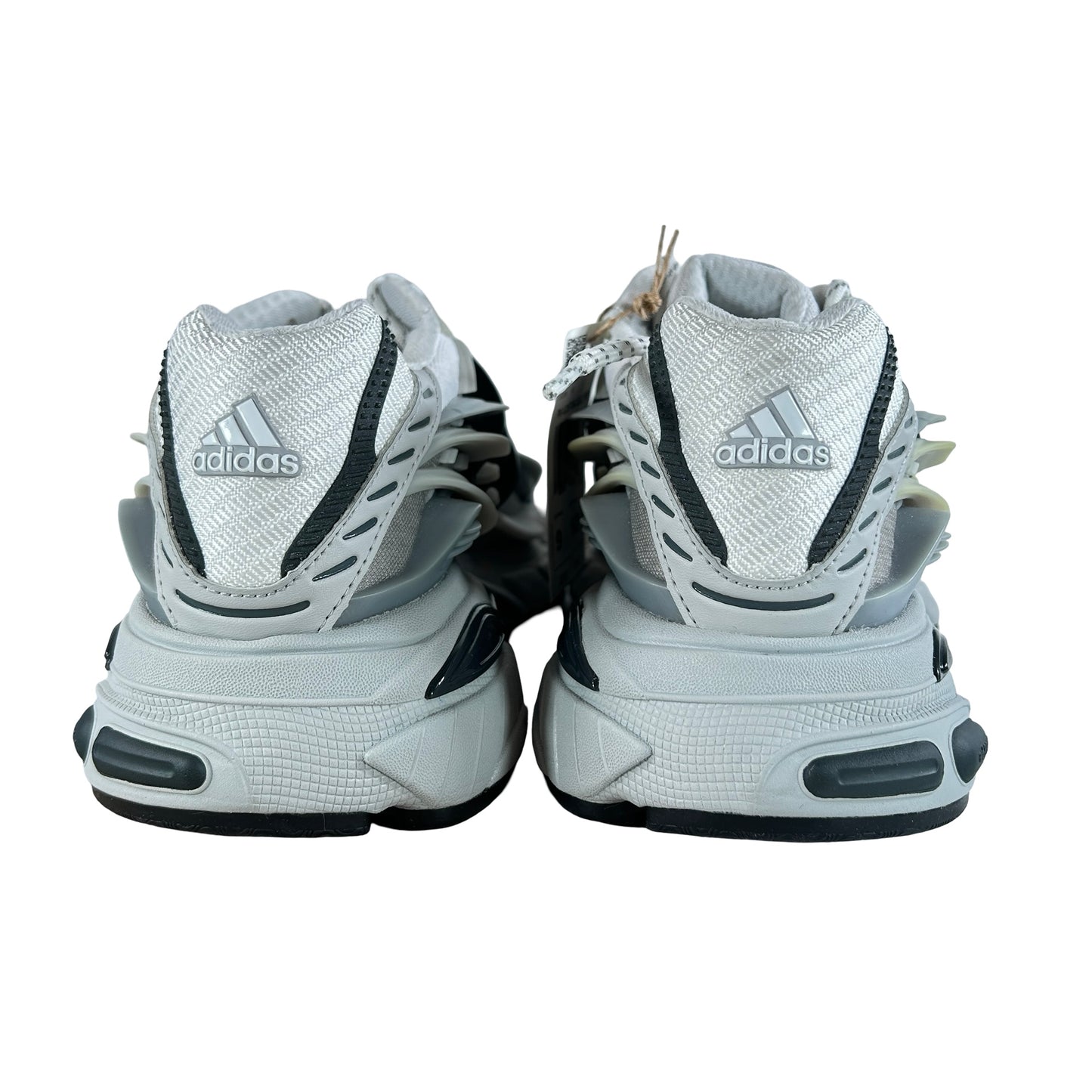 JP9265 adidas Adistar Jellyfish Pharrell Williams Solid Grey Black - 9 M (Slight Yellowing on Right Shoe)