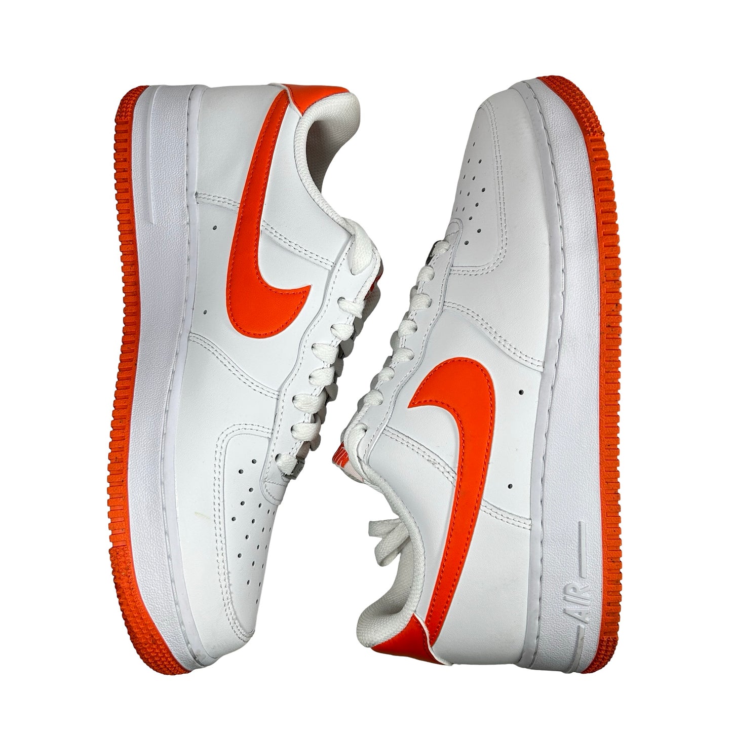FJ4146 109 Nike Air Force 1 Low '07 Safety Orange [USED] - 9 M (Used) (No Box)