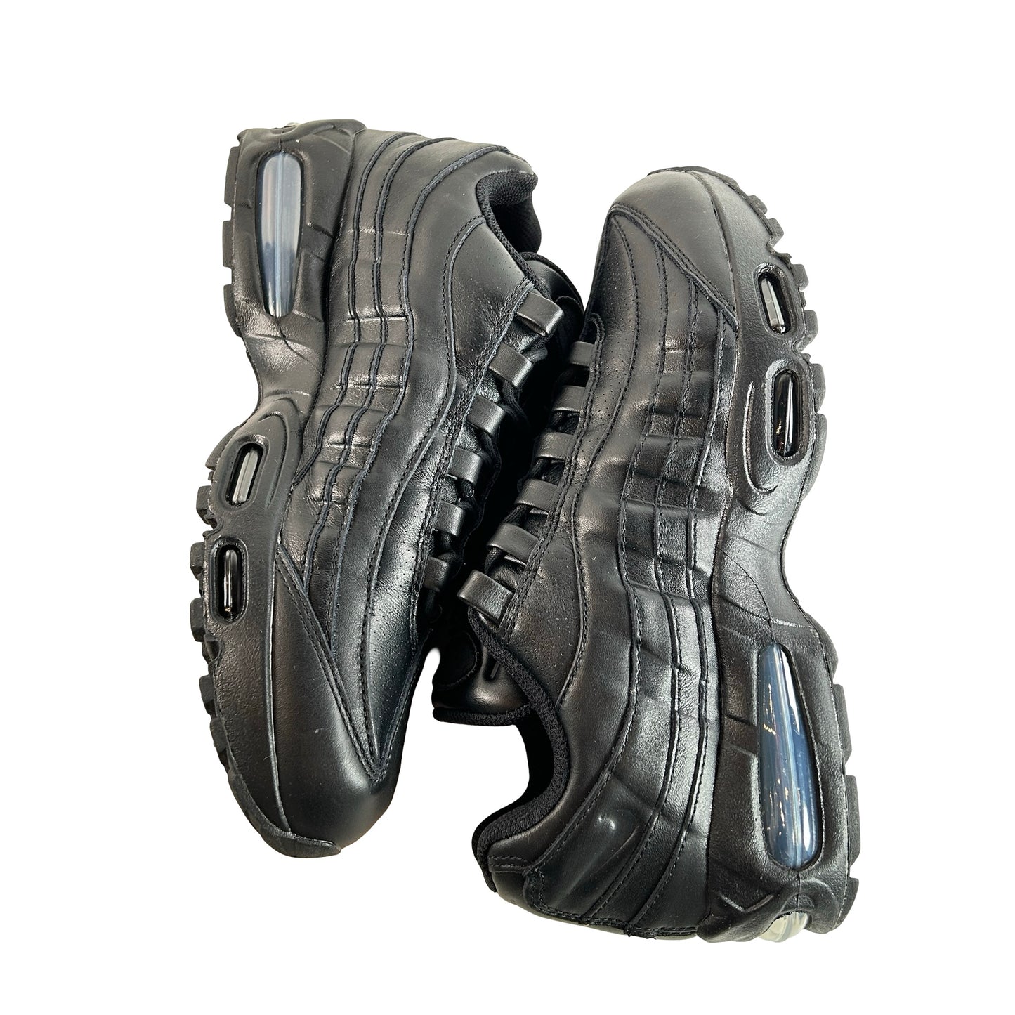 IM0696 001 Nike Air Max 95 QS Big Bubble Black Leather [USED] - 9.5 M (Used)