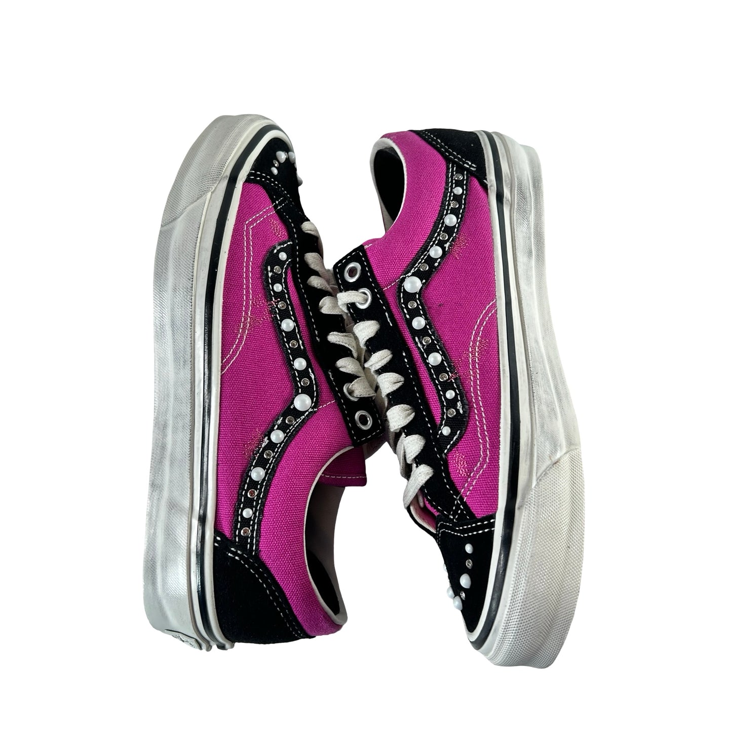VN000E8VHLE Vans OTW Old Skool 36 Pearlized Pack Pink Black [USED] - 7.5 M (Used)