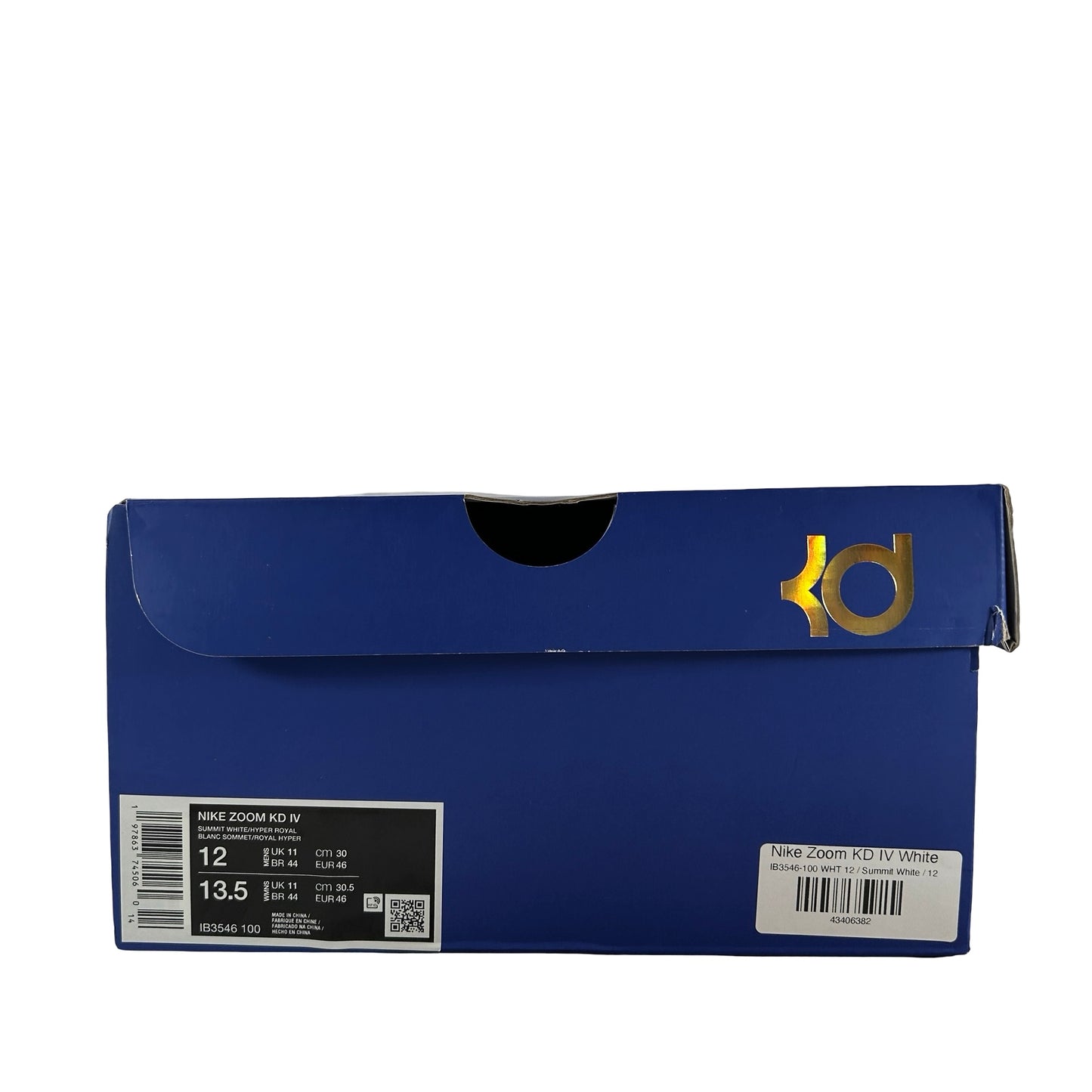 IB3546 100 Nike KD 4 The Real MVP [USED] - 12 M (Used)