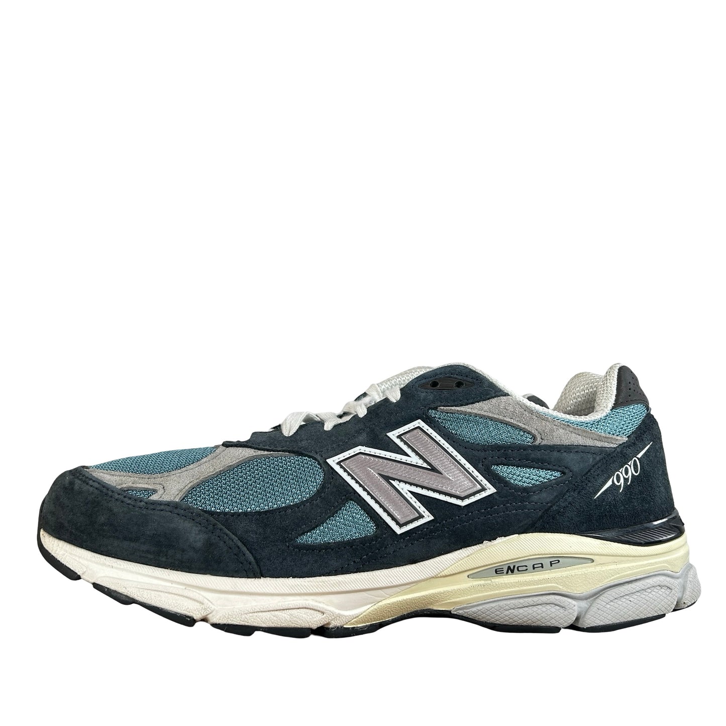 M990TE3 New Balance 990v3 MiUSA Teddy Santis Navy Castlerock [USED] - 11 M (Used)