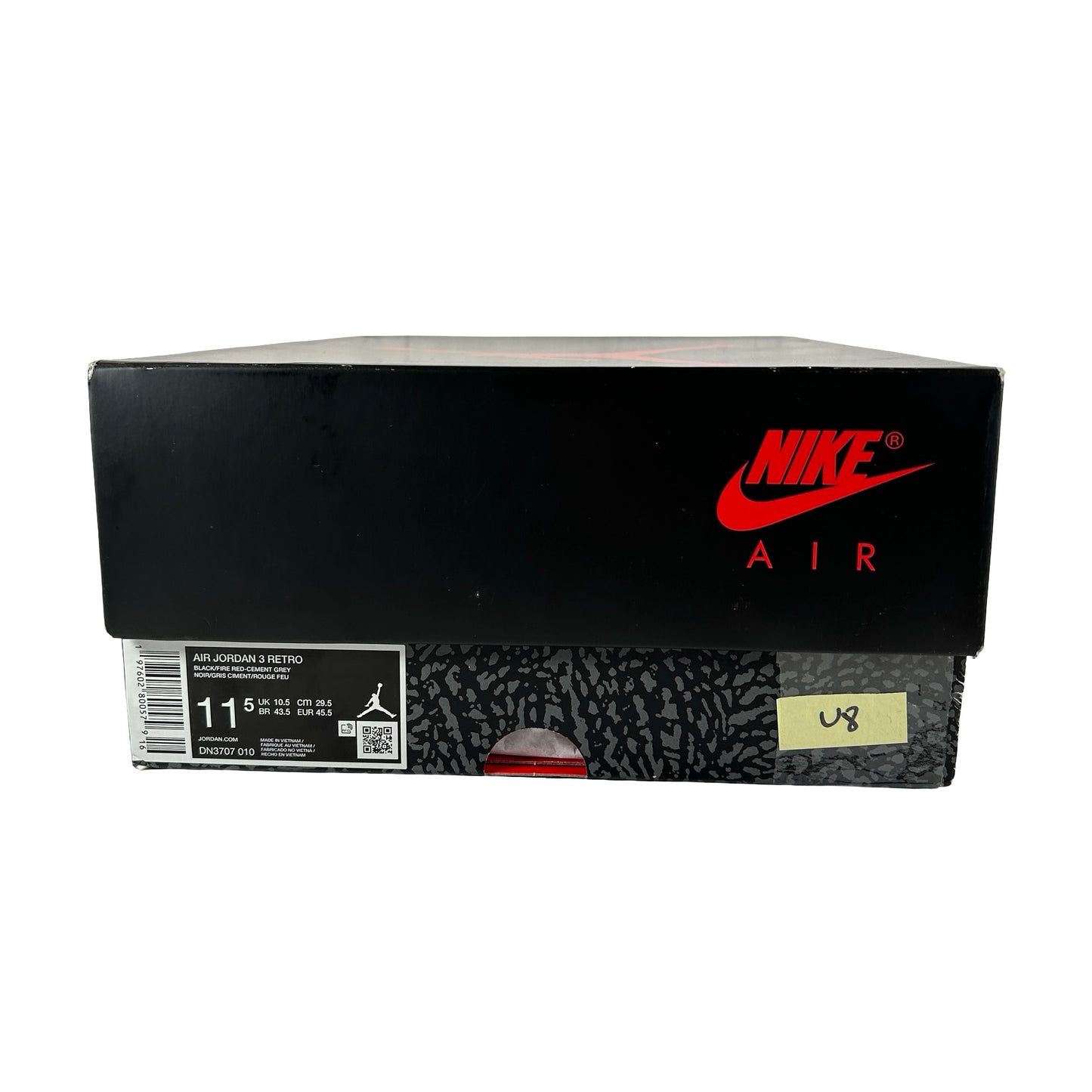 DN3707 010 Jordan 3 Retro Black Cement Reimagined (2024) [USED] - 11.5 M (Used8)