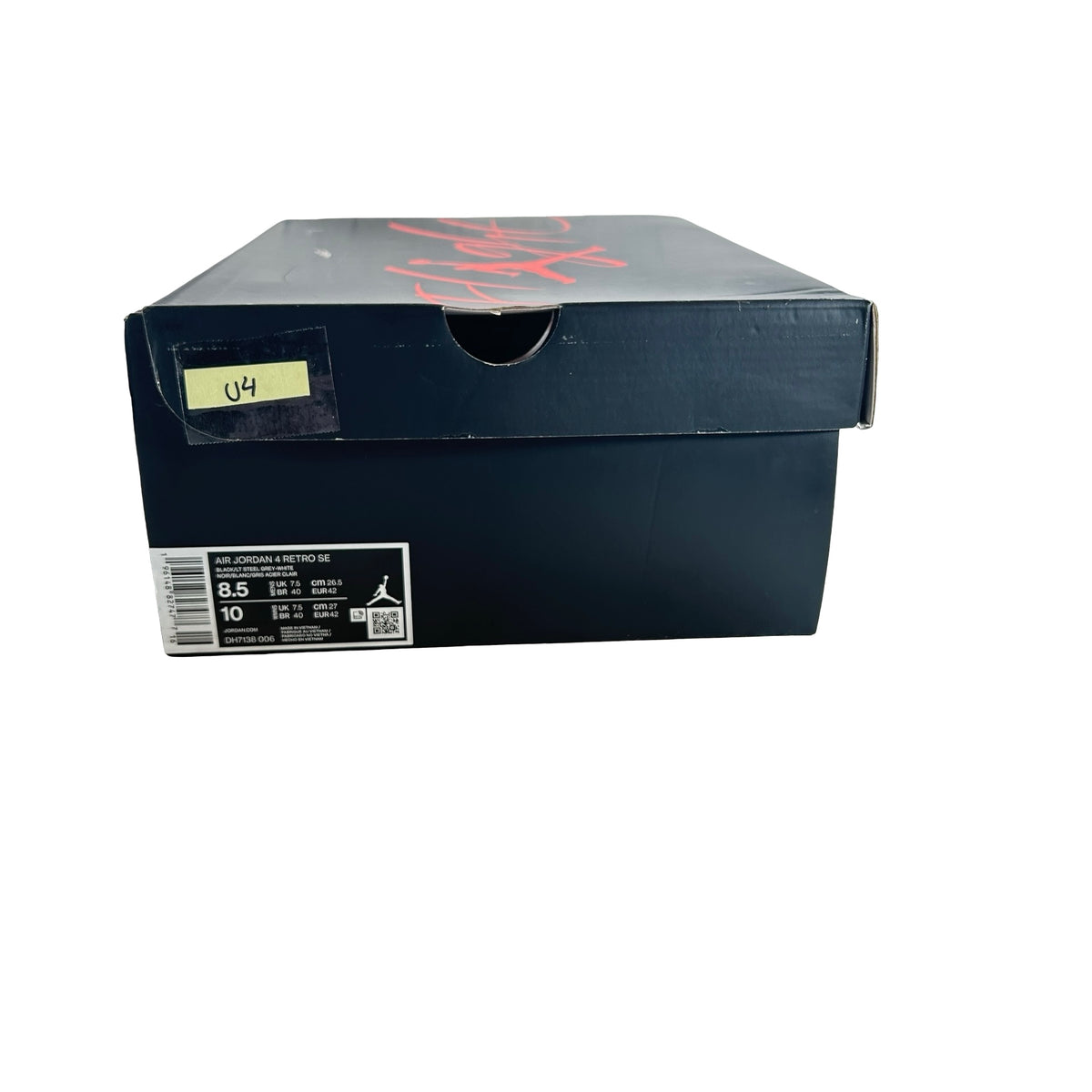 DH7138 006 Jordan 4 Retro SE Black Canvas [USED] - 8.5 M (Used4)