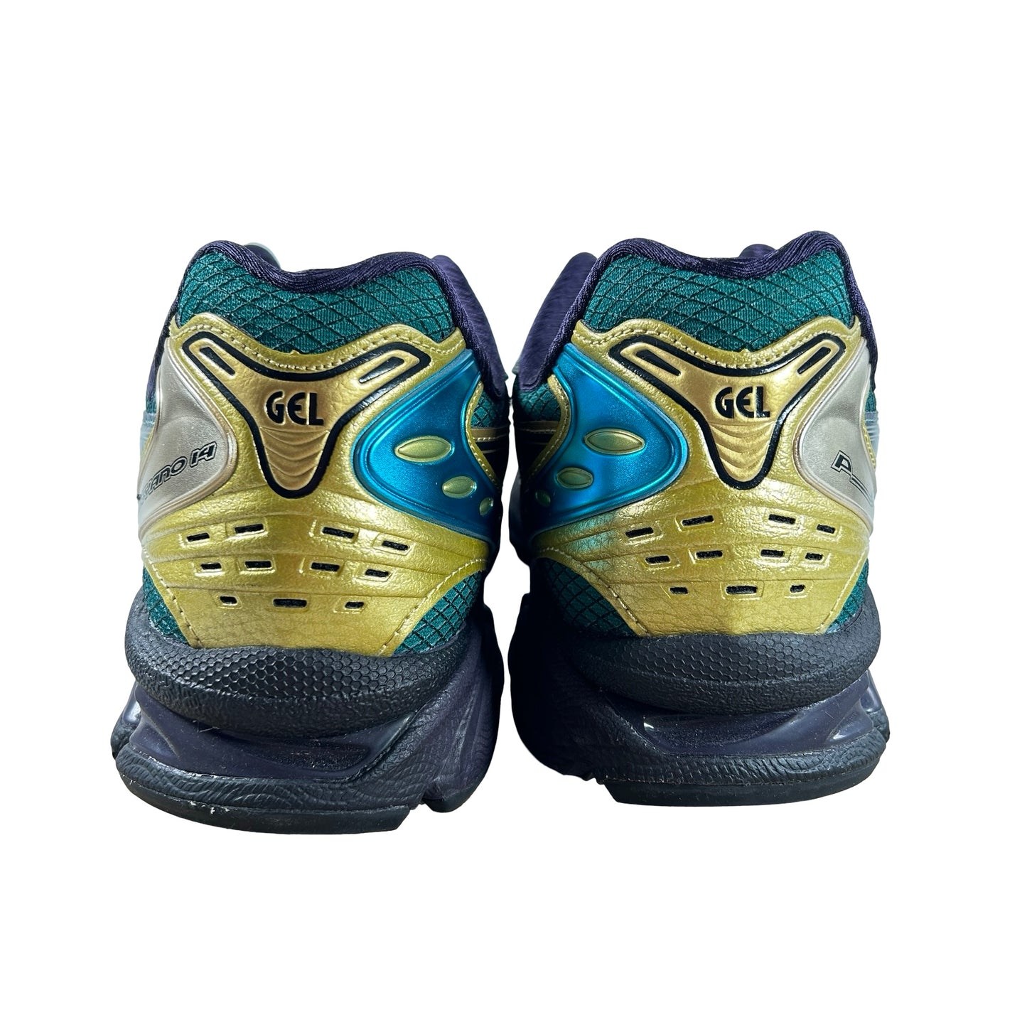 1203A639 300 ASICS Gel-Kayano 14 P. Andrade Gradation Green [USED] - 7 M (Used)