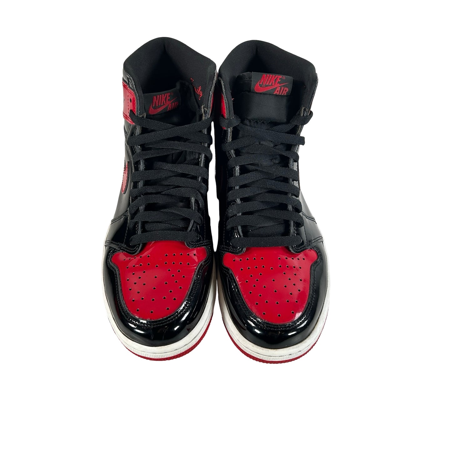 555088 063 Jordan 1 Retro High OG Patent Bred [USED] - 9.5 M (Used5)