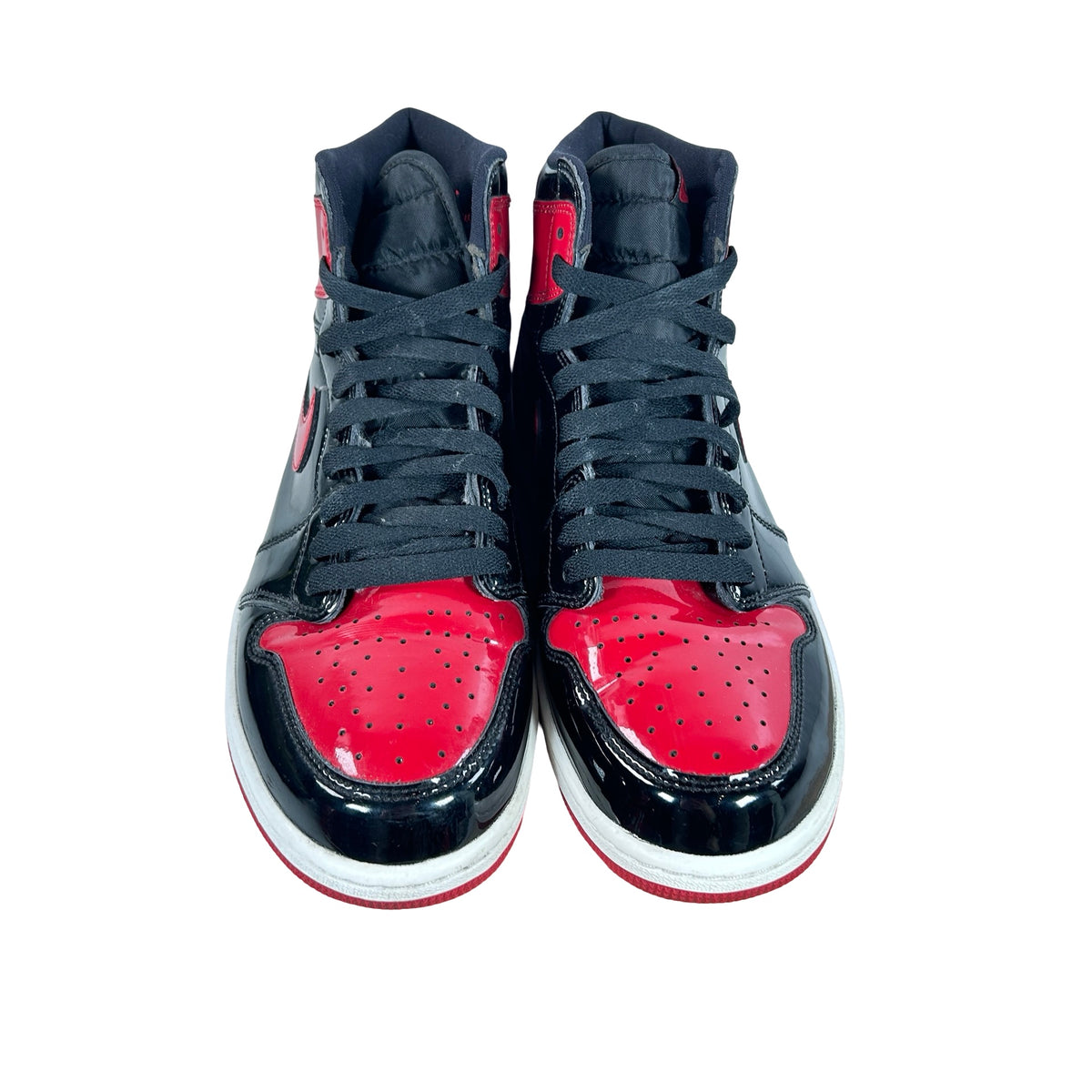 555088 063 Jordan 1 Retro High OG Patent Bred [USED] - 12 M (Used5) (No Box5)