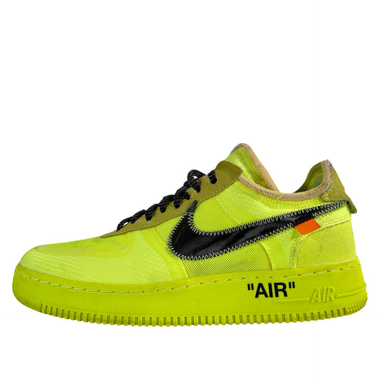 AO4606 700 Nike Air Force 1 Low Off-White Volt [USED] - 8.5 M (Used)