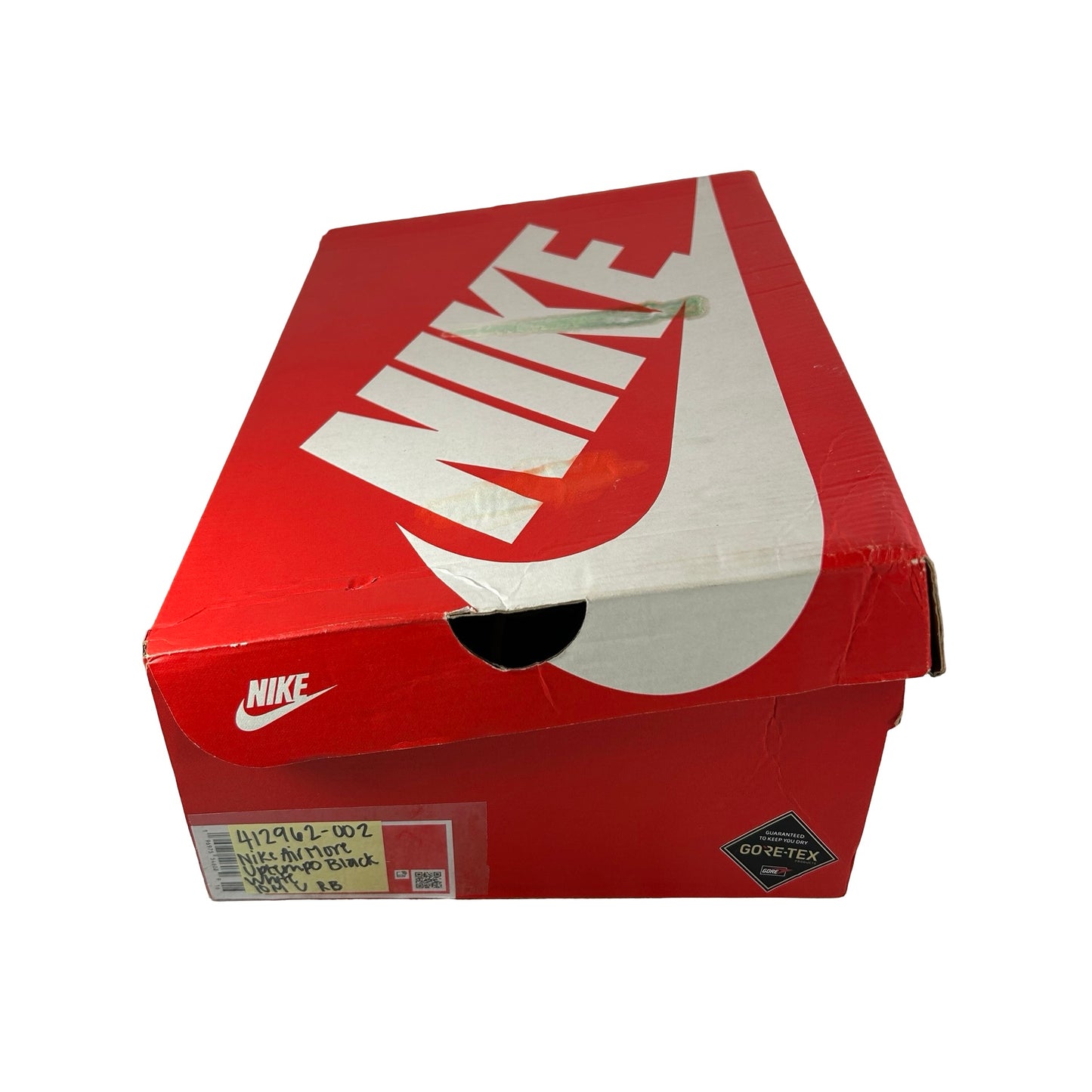 414962 002 Nike Air More Uptempo Black White [USED] - 11.5 M (Used) (Replace Box)