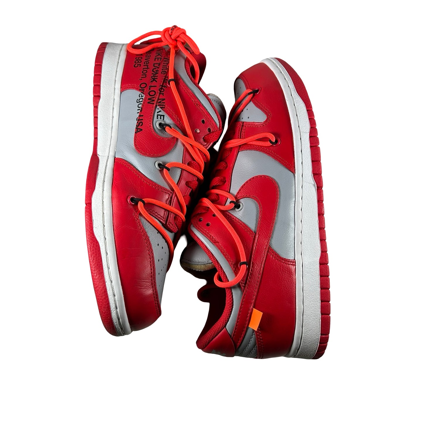 CT0856 600 Dunk Low Off-White Red [USED] - 8.5 M (Used)