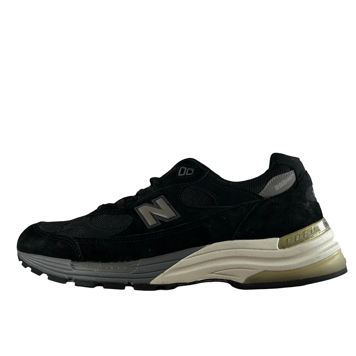 M992BL New Balance 992 MiUSA Black Grey [USED] - 12 M (Used) (No Box)