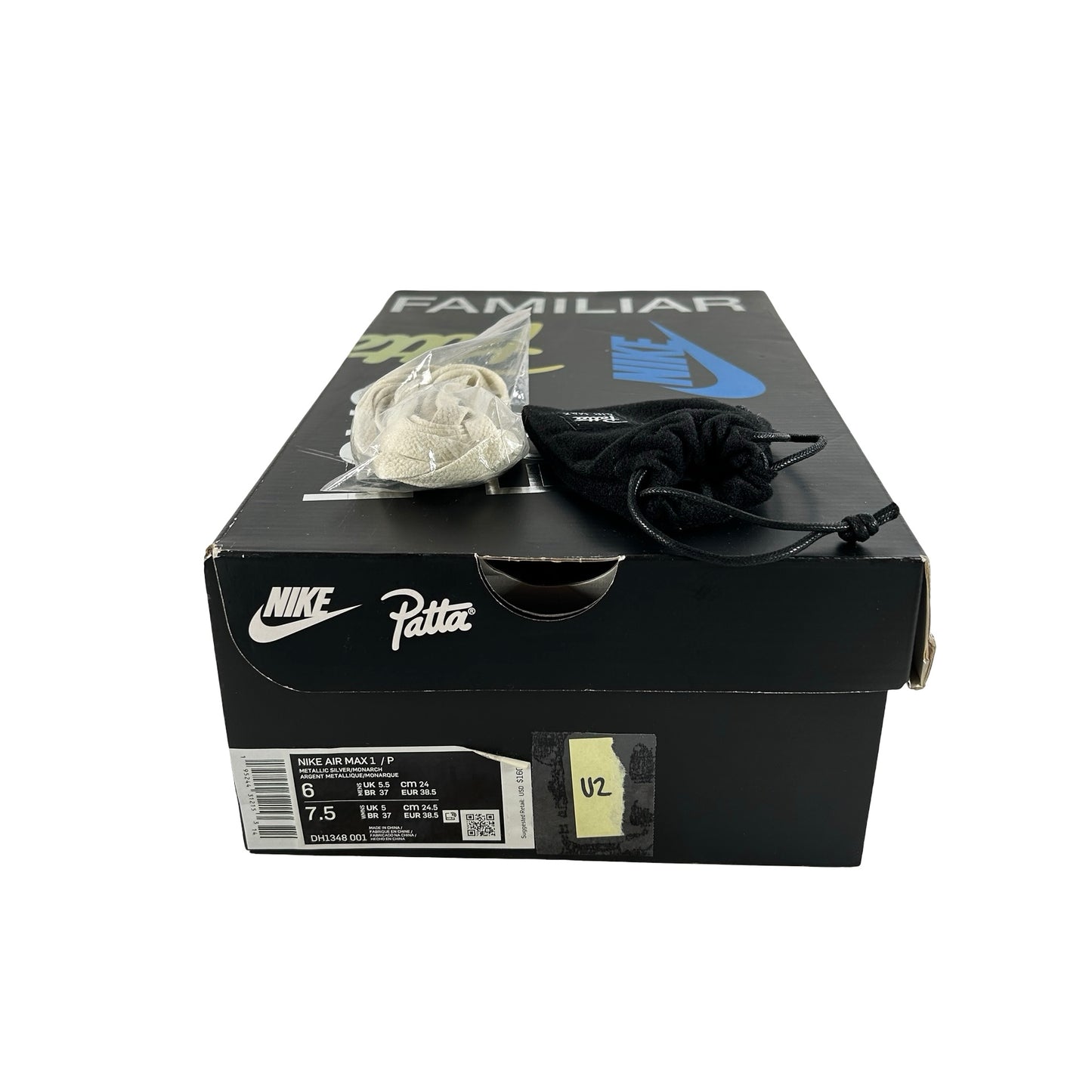DH1348 001 Nike Air Max 1 Patta Waves Monarch (with Bracelet) [USED] - 6 M (Used2)