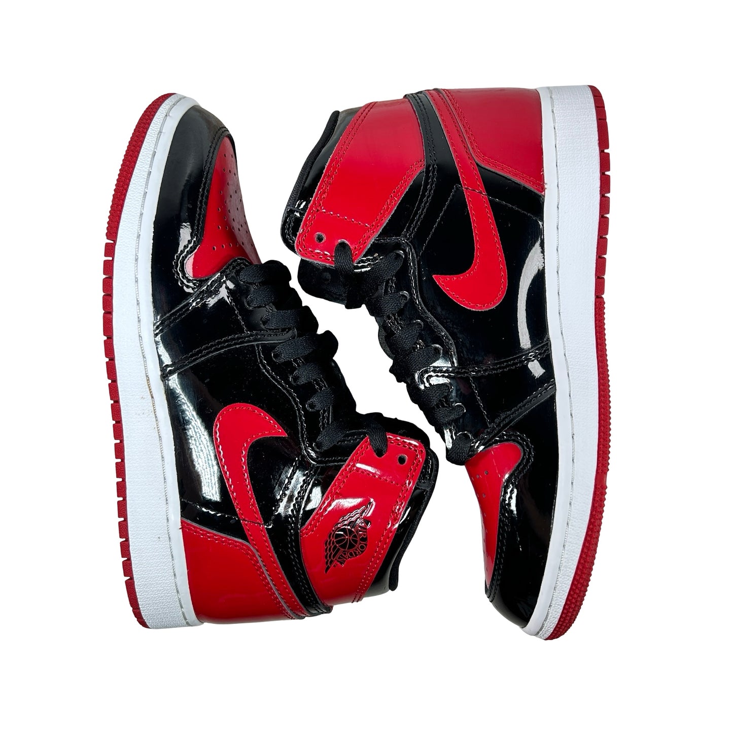 575441 063 Jordan 1 Retro High OG Patent Bred (GS) [USED] - 4.5 Y (Used3)