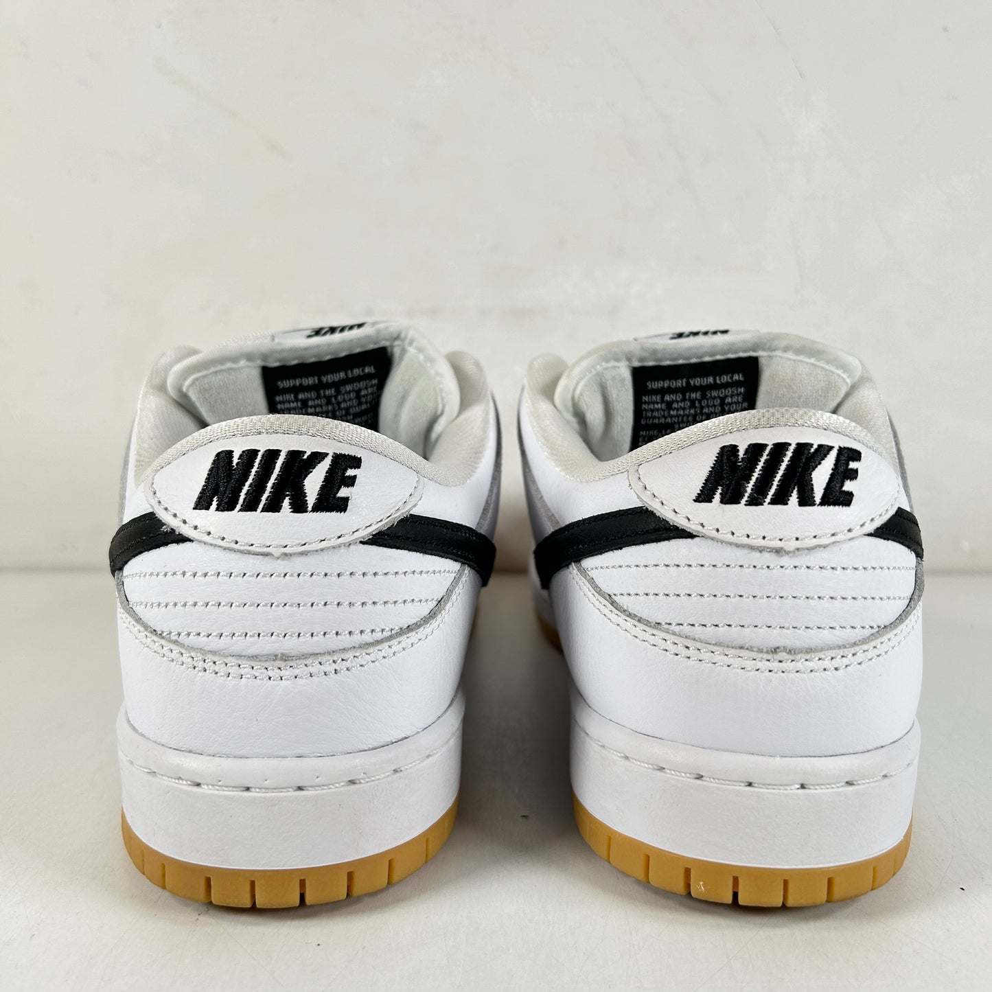 CD2563 101 Nike SB Dunk Low Pro White Gum [USED] - 9.5 M (Used)