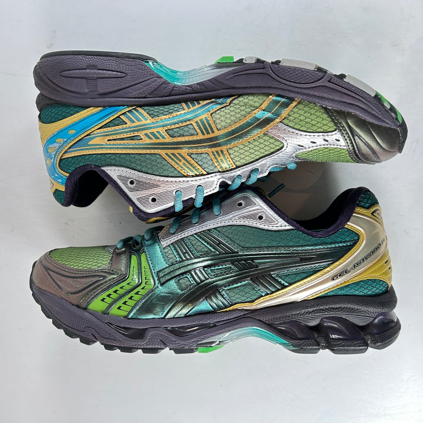 1203A639 300 ASICS Gel-Kayano 14 P. Andrade Gradation Green [USED] - 8.5 M (Used)