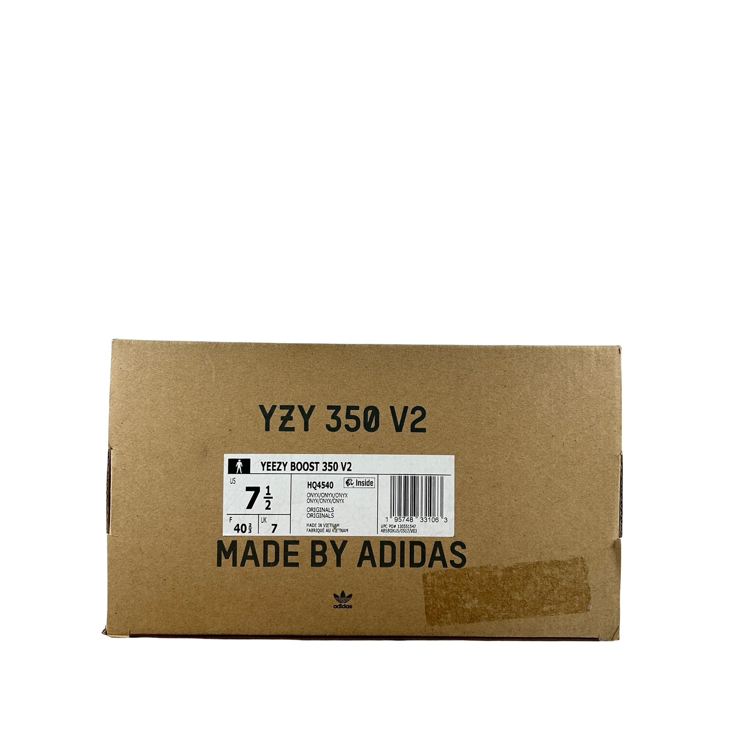 HQ4540 Adidas Yeezy Boost 350 V2 Onyx [USED] - 7.5 M (Used)