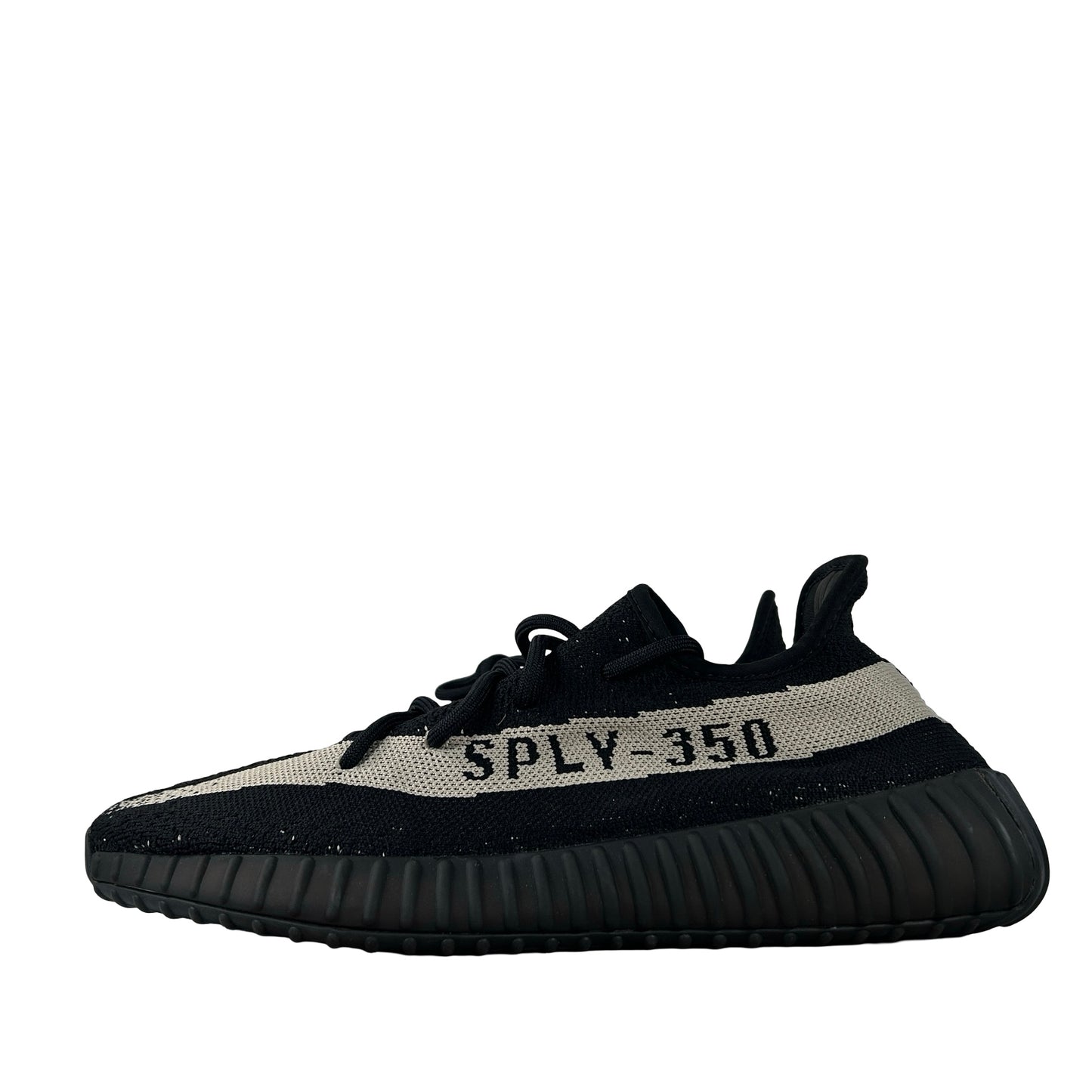 BY1604 adidas Yeezy Boost 350 V2 Core Black White - 11 M (No Box) (Yellowing Foam)