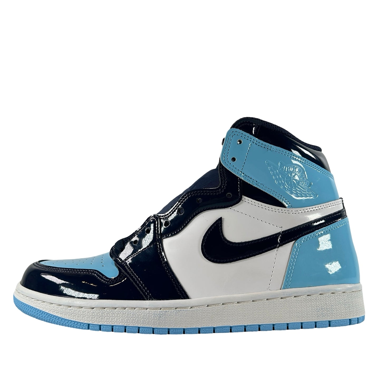 CD0461 401 Jordan 1 Retro High UNC Patent (Women's) [CONDITIONAL] [NO BOX] - 10.5 W (Lightly Stained Midsole)