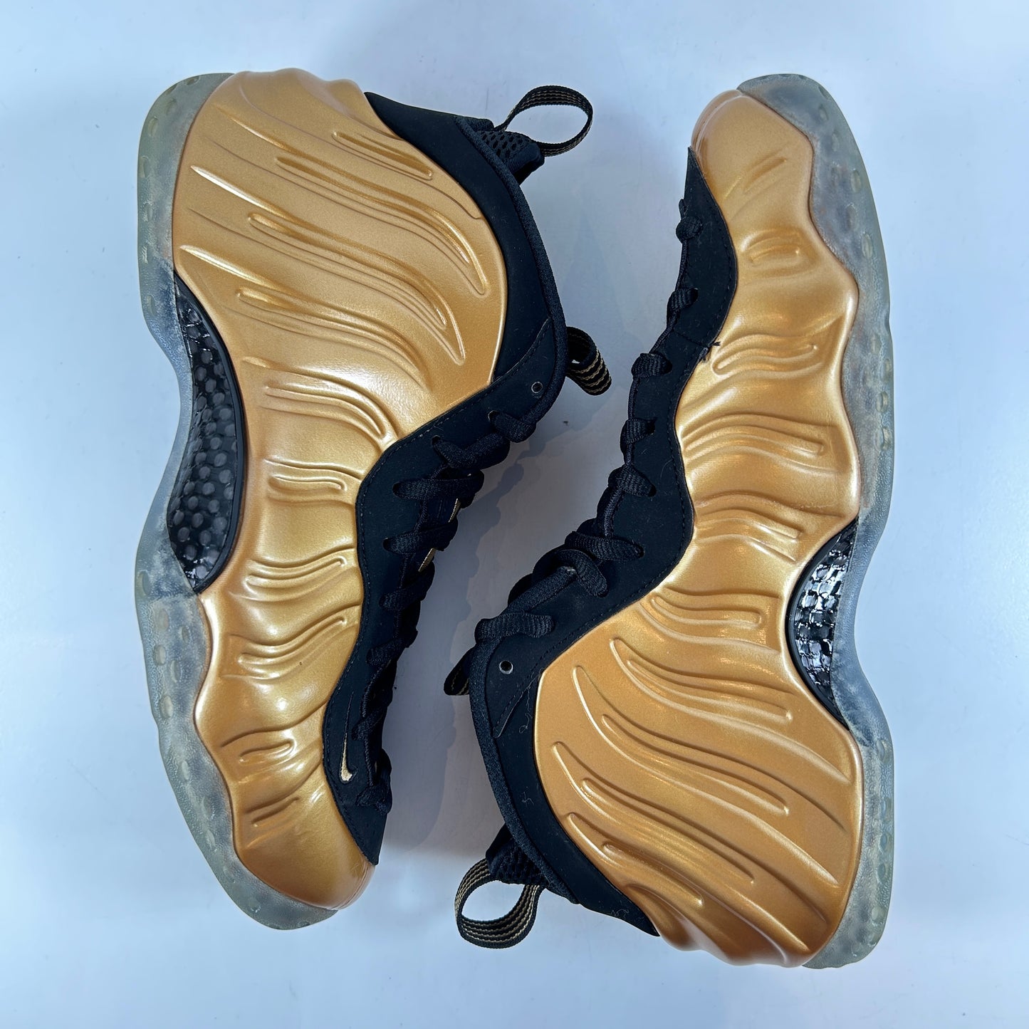 314996 700 Nike Air Foamposite One Metallic Gold [USED] - 10.5 M (VNDS) (Replace Box)