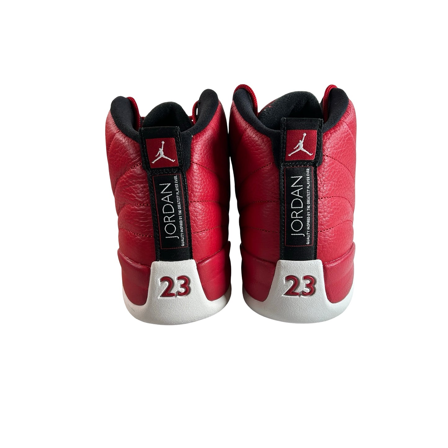 130690 600 Jordan 12 Retro Gym Red - 10.5 M (Yellowing)