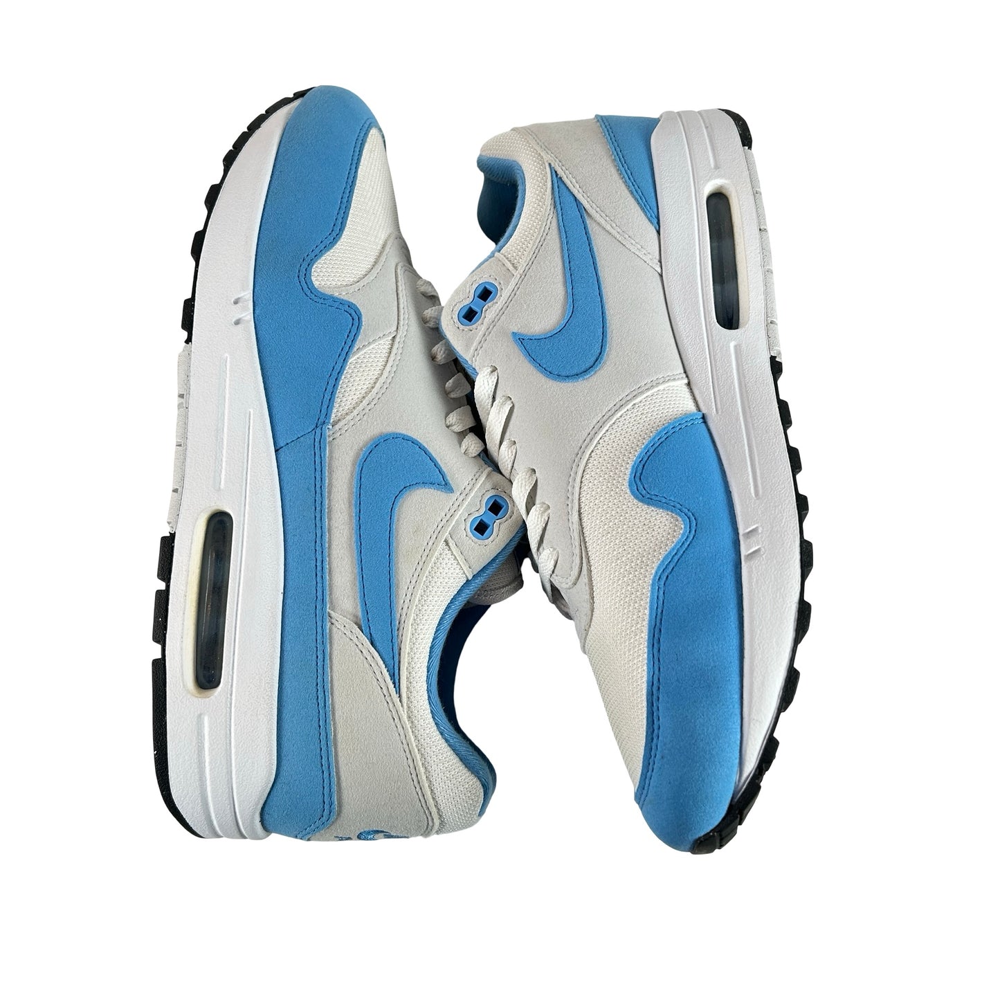FD9082 103 Nike Air Max 1 White University Blue [USED] - 12 M (Used)