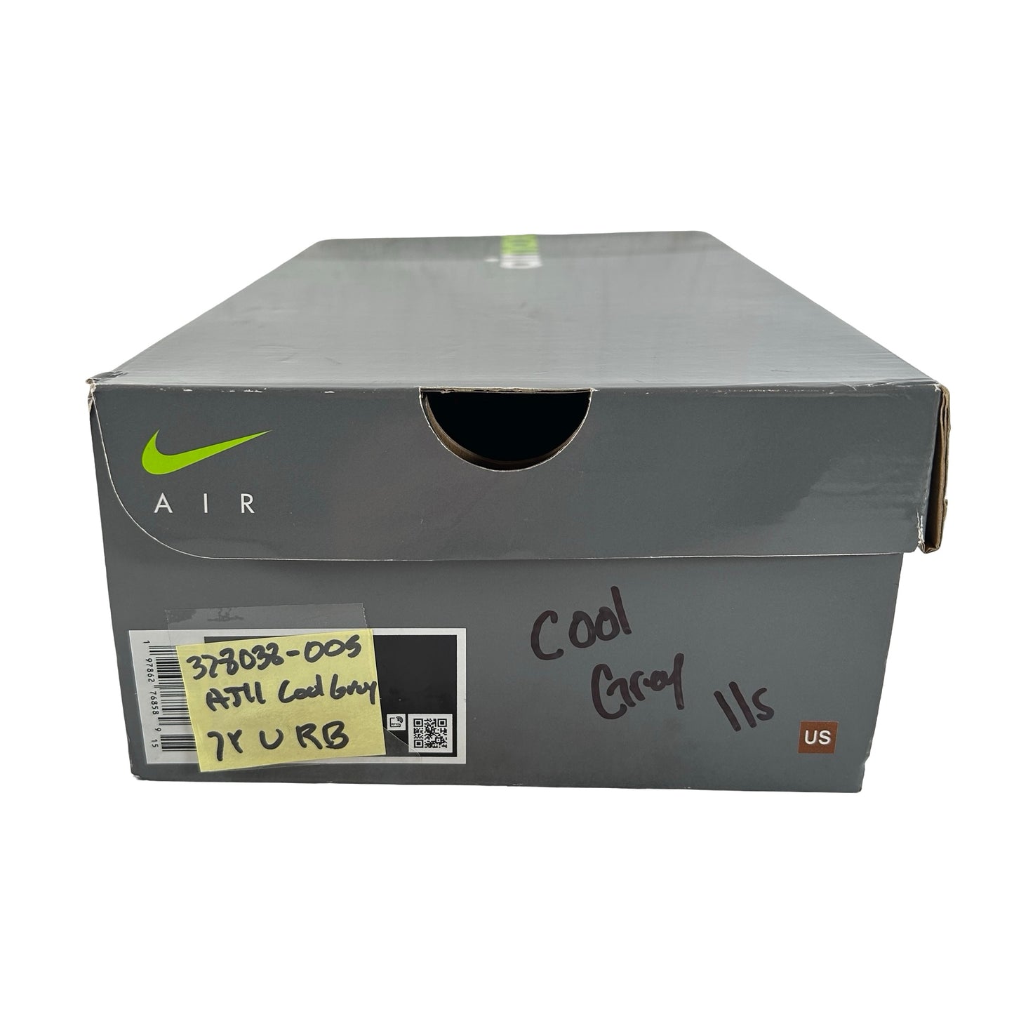 378038 005 Jordan 11 Cool Grey (2021) GS [USED] - 7 Y (Used) (Replace Box)