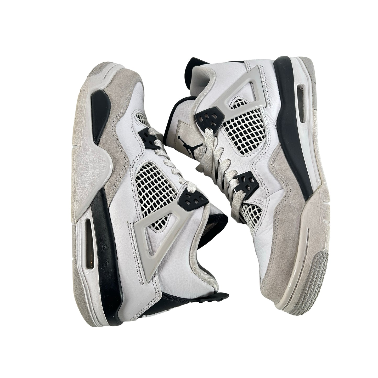 408452 111 Jordan 4 Retro Military Black (GS) [USED] - 5 Y (Used)