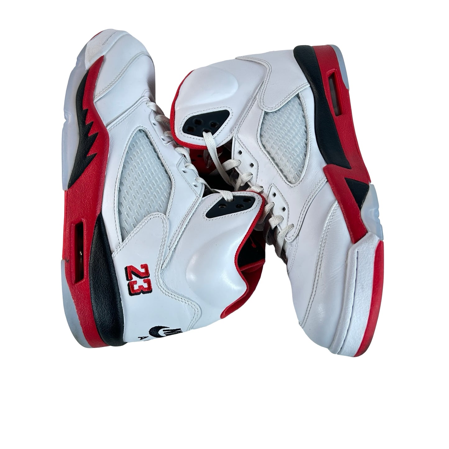 HQ7978 101 Jordan 5 Retro Fire Red Black Tongue (2025) [USED] - 12 M (Used7)
