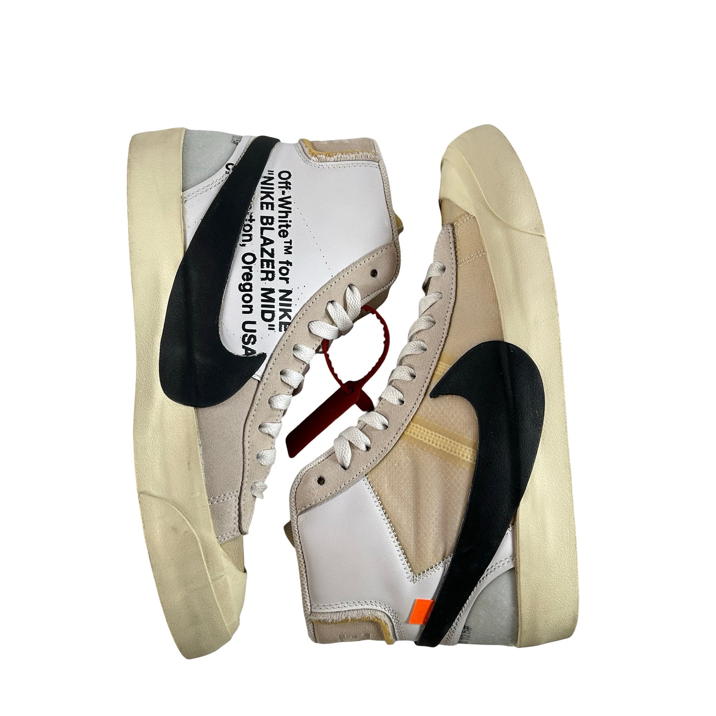 AA3832 100 Nike Blazer Mid Off-White [USED] - 10.5 M (Used) (No Box)