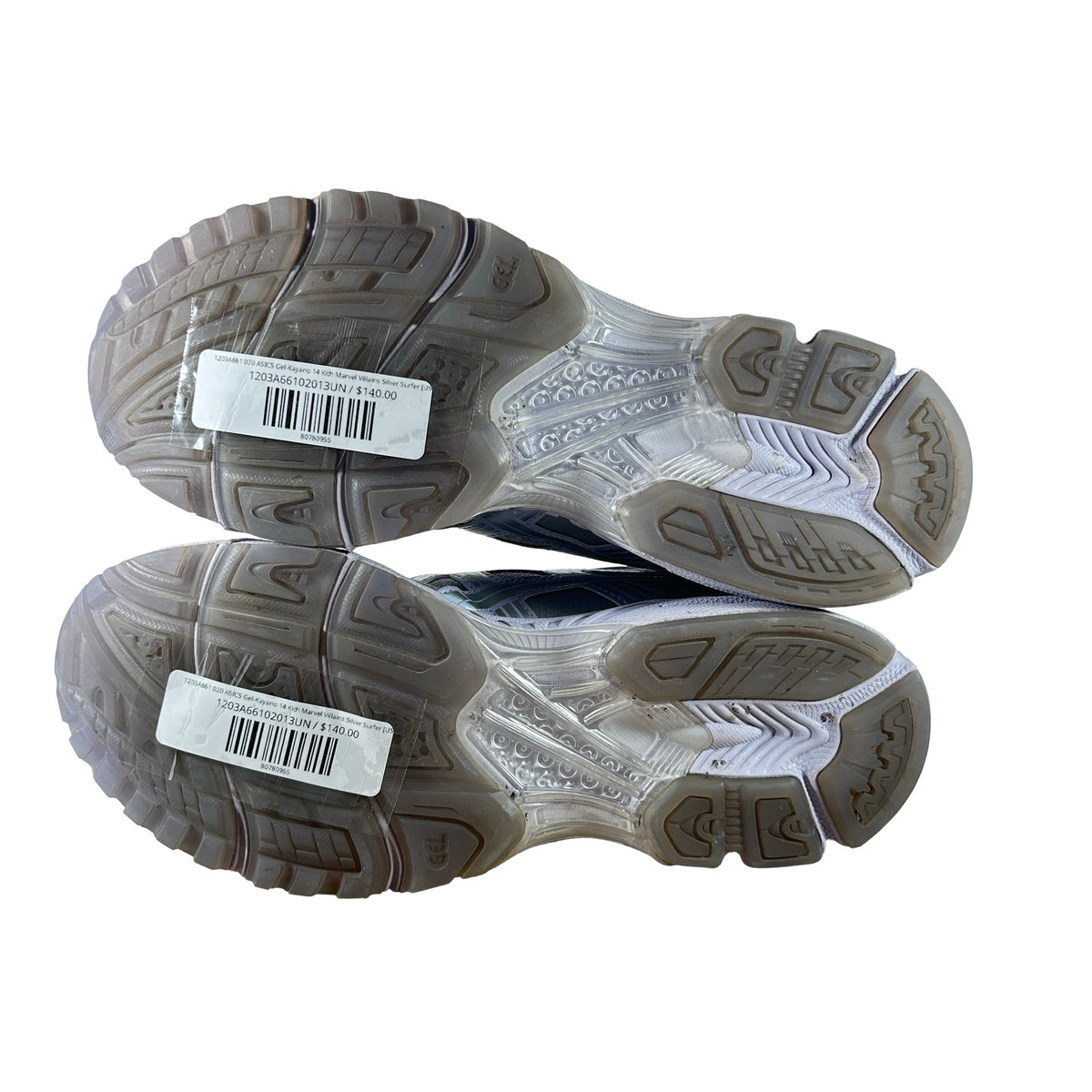 1203A661 020 ASICS Gel-Kayano 14 Kith Marvel Villains Silver Surfer [USED] - 10.5 M (Used2) (No Box2)