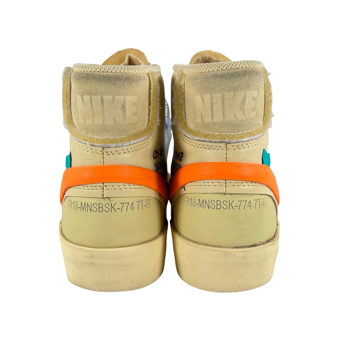 AA3832 700 Nike Blazer Blanco roto Naranja