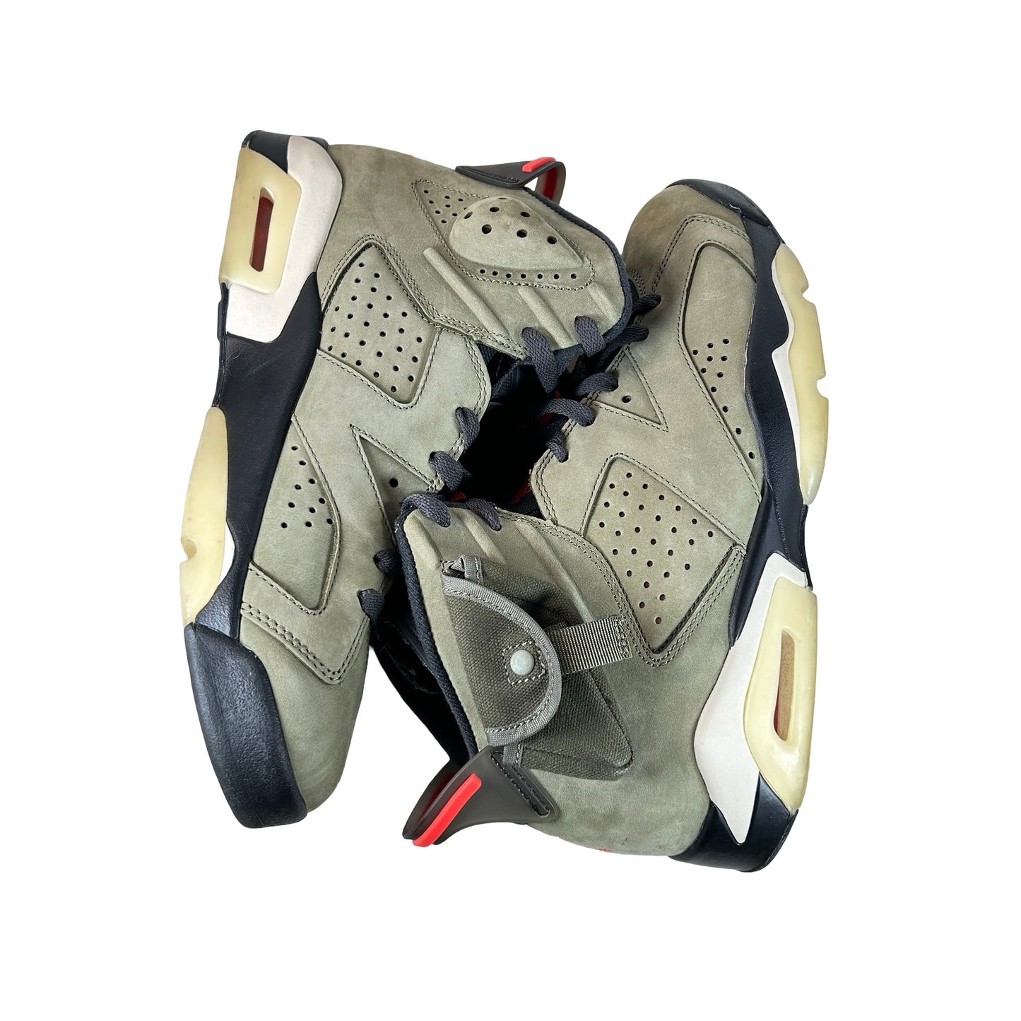 CN1084 200 Jordan 6 Retro Travis Scott [USED] - 10 M (Used2) (No Box2)