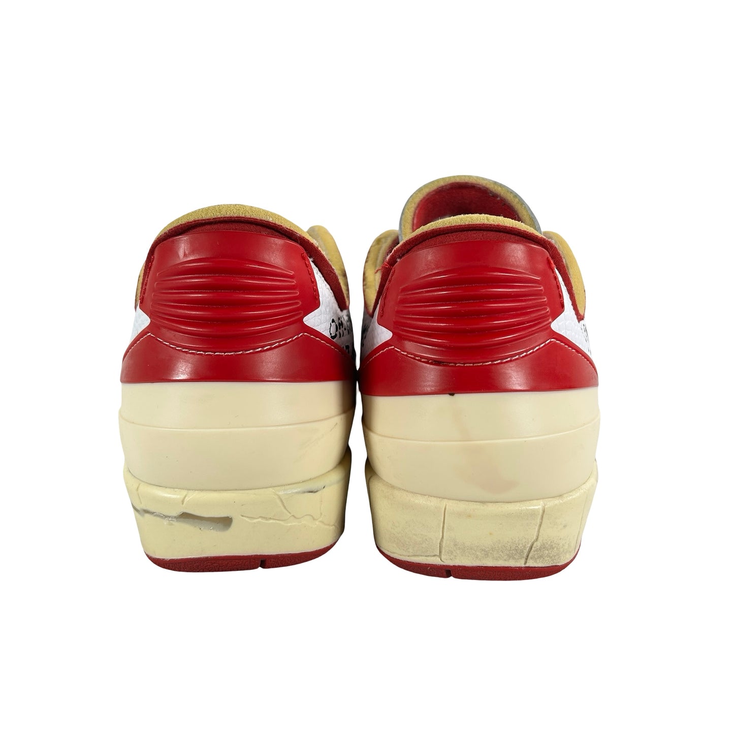 DJ4375 106 Jordan 2 Retro Low SP Off-White White Red [USED] - 7.5 M (Used2)