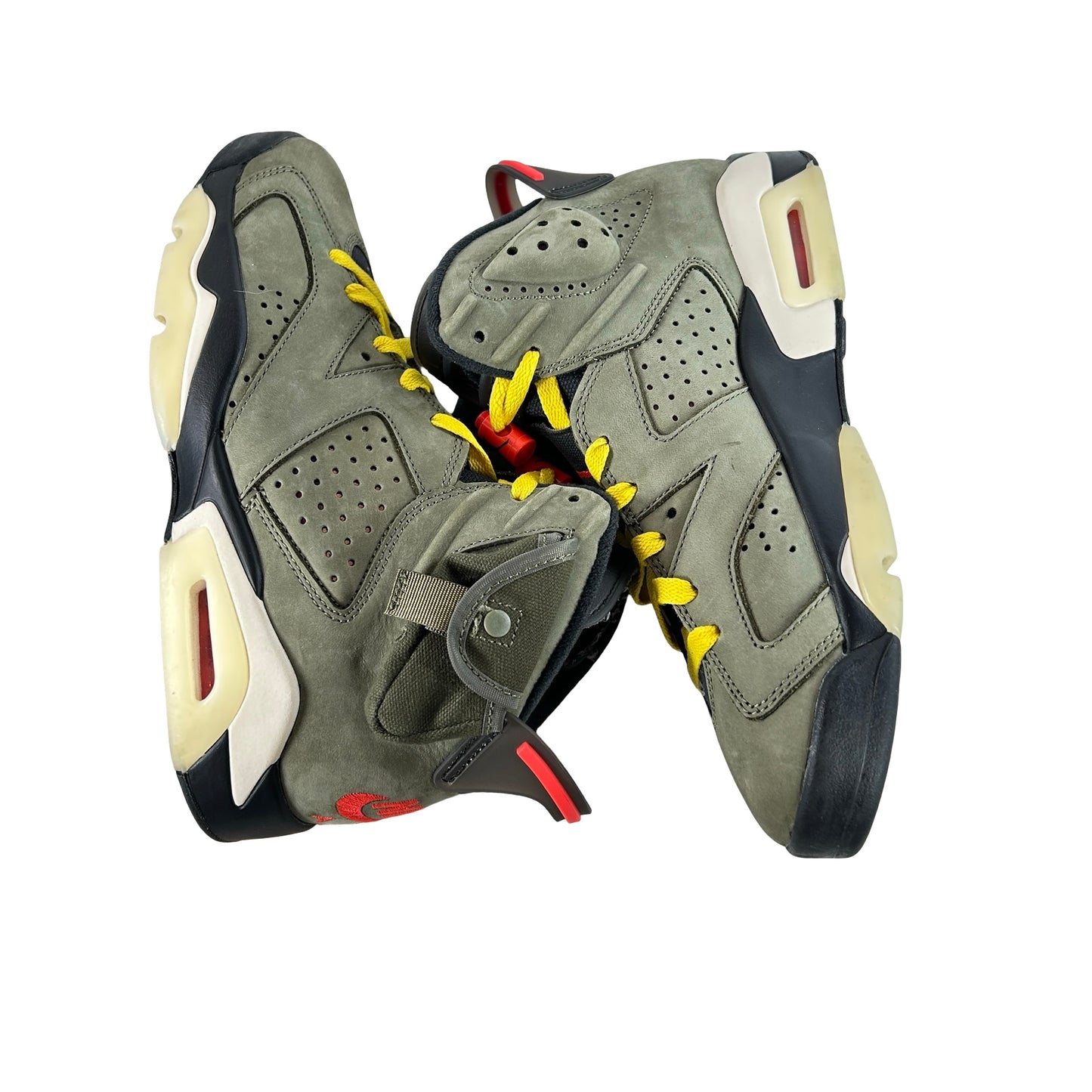 CN1084 200 Jordan 6 Retro Travis Scott [USED] - 8 M (Used2) (Replace Insoles)