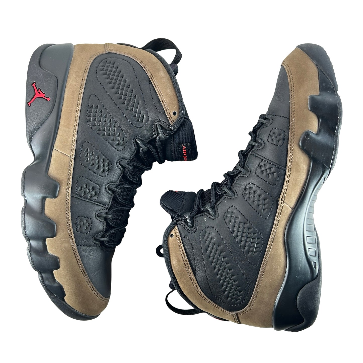 HV4794 030 Air Jordan 9 Retro Olive (2024) [USED] - 9.5 M (Used3)