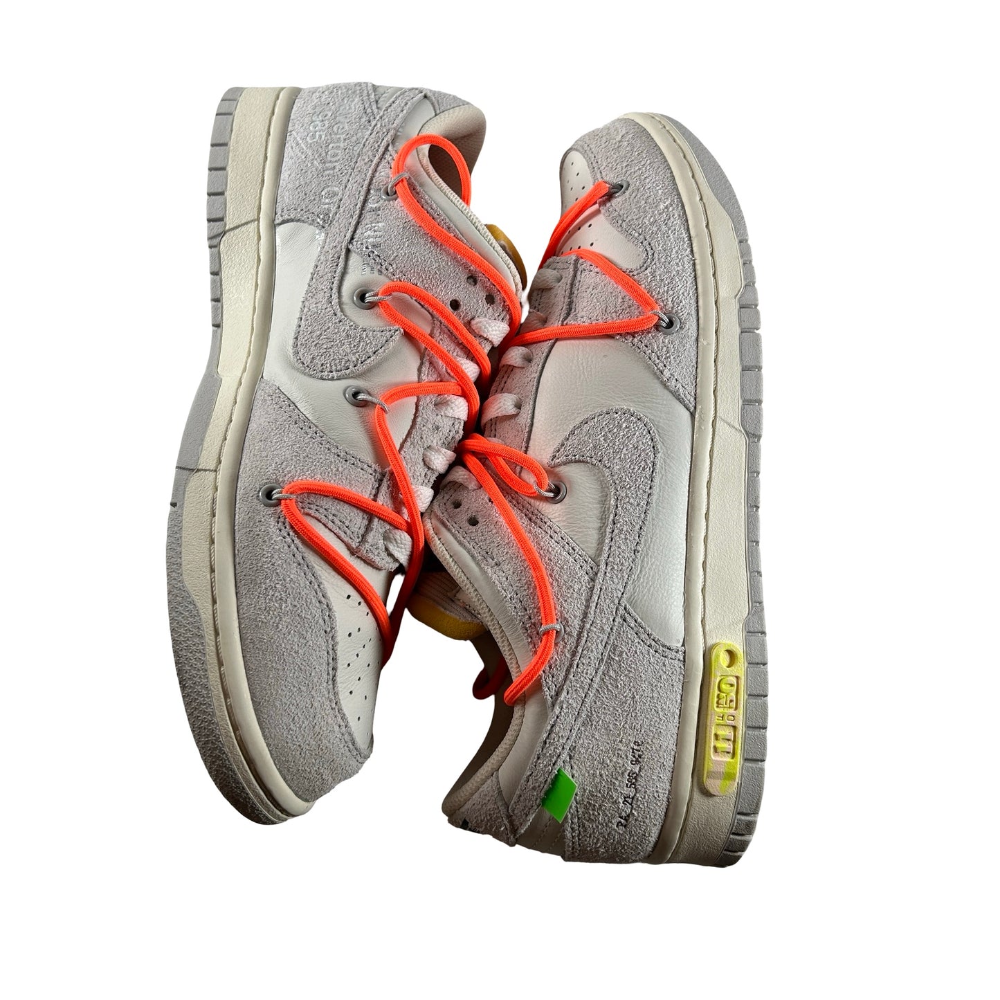 DJ0950 108 Nike Dunk Low Off-White Lot 11 [USED] - 9.5 M (Used)