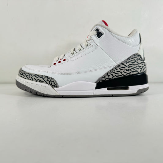 580775 160 Jordan 3 Retro White Cement '88 Dunk Contest (2013) - 8 M (Used)