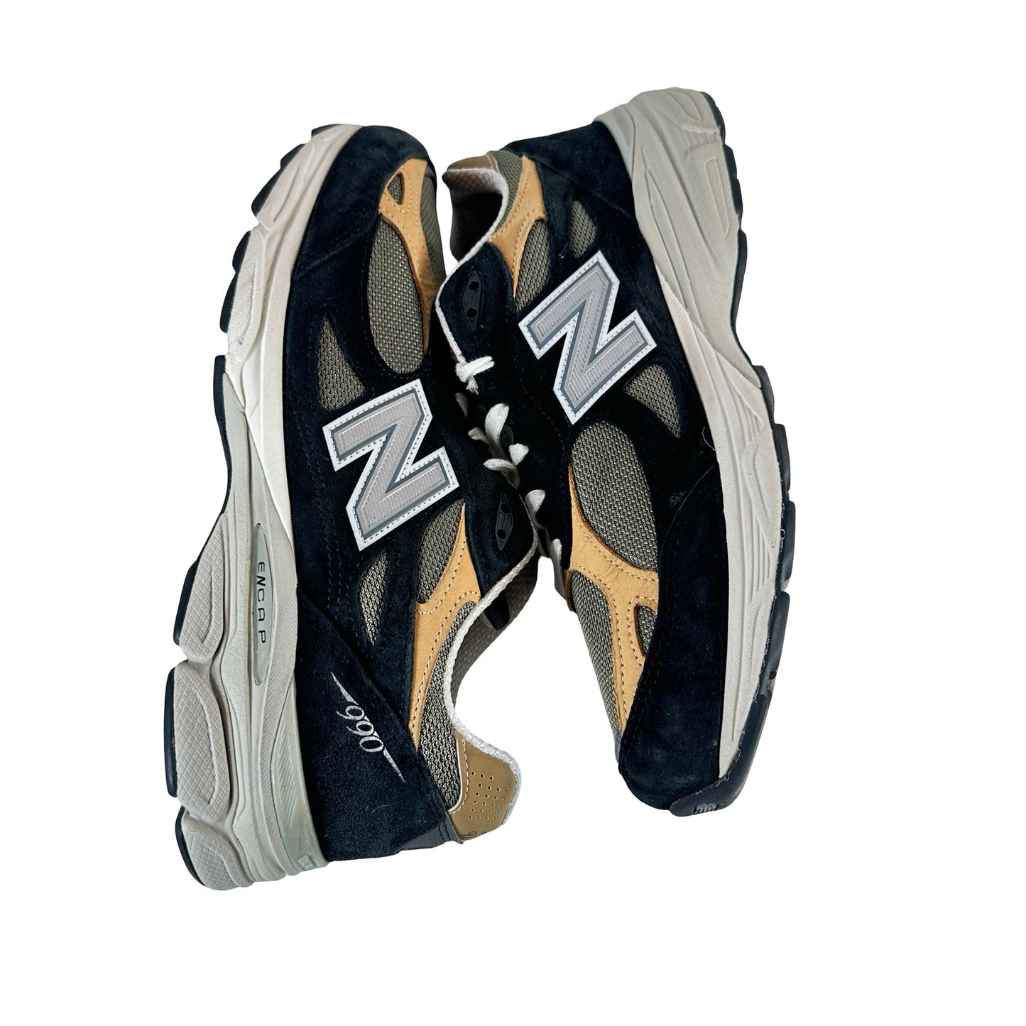 M990BB3 New Balance 990v3 MiUSA Black Tan [USED] - 11.5 M (Used)
