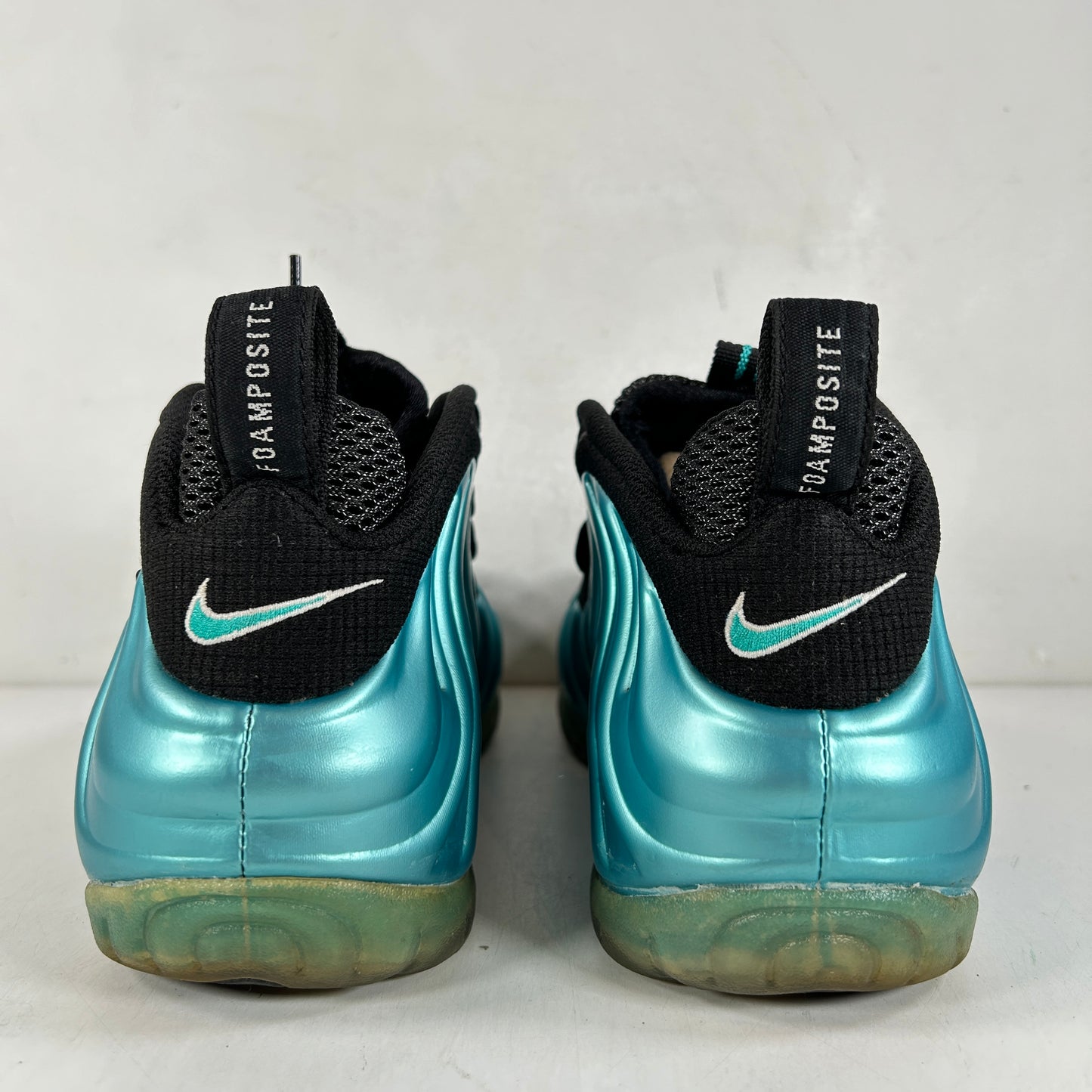 624041 410 Nike Air Foamposite Pro Electric Blue [USED] - 8 M (Used) (No Box)