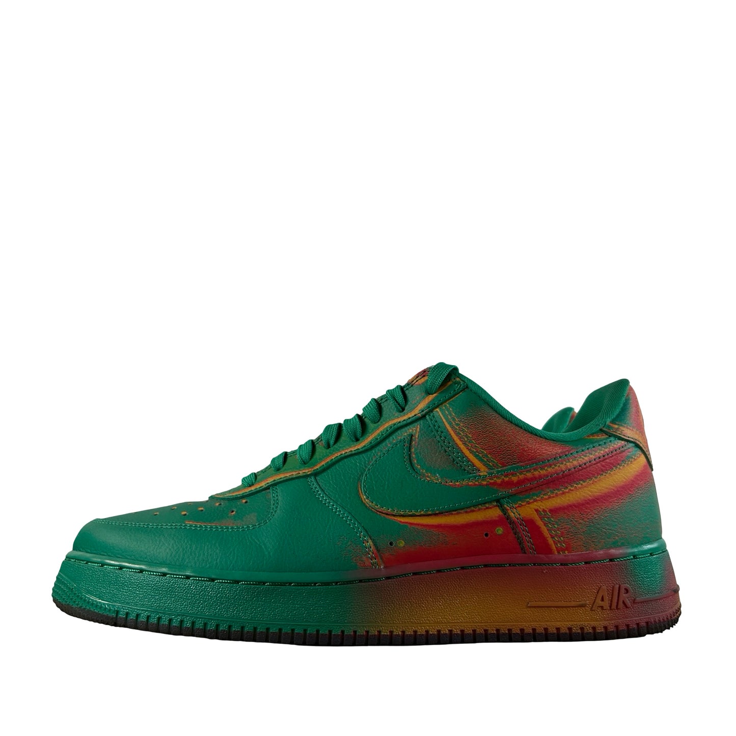 IB6834 300 Nike Air Force 1 Low '07 Stadium Green Crimson [USED] - 11.5 M (Used)