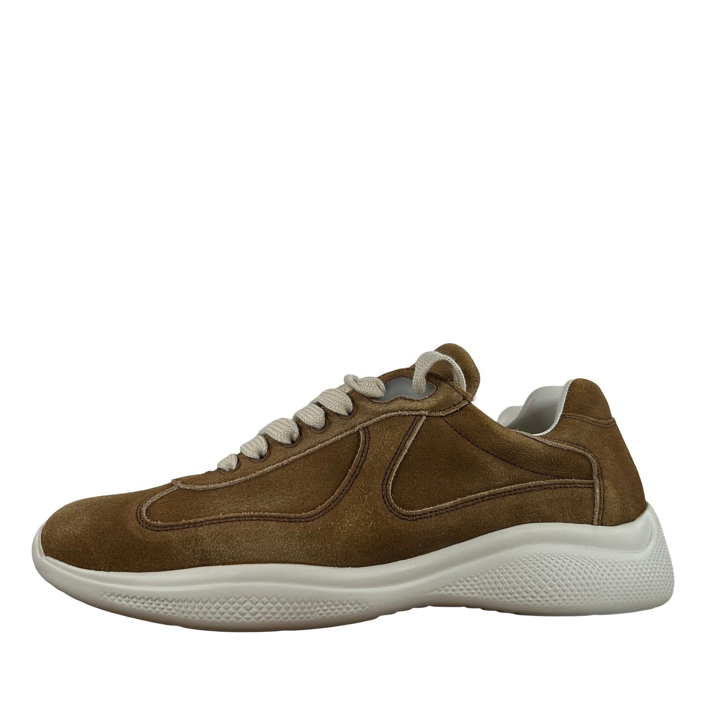4E3400 Z50 F0401 Prada America's Cup Brown Suede